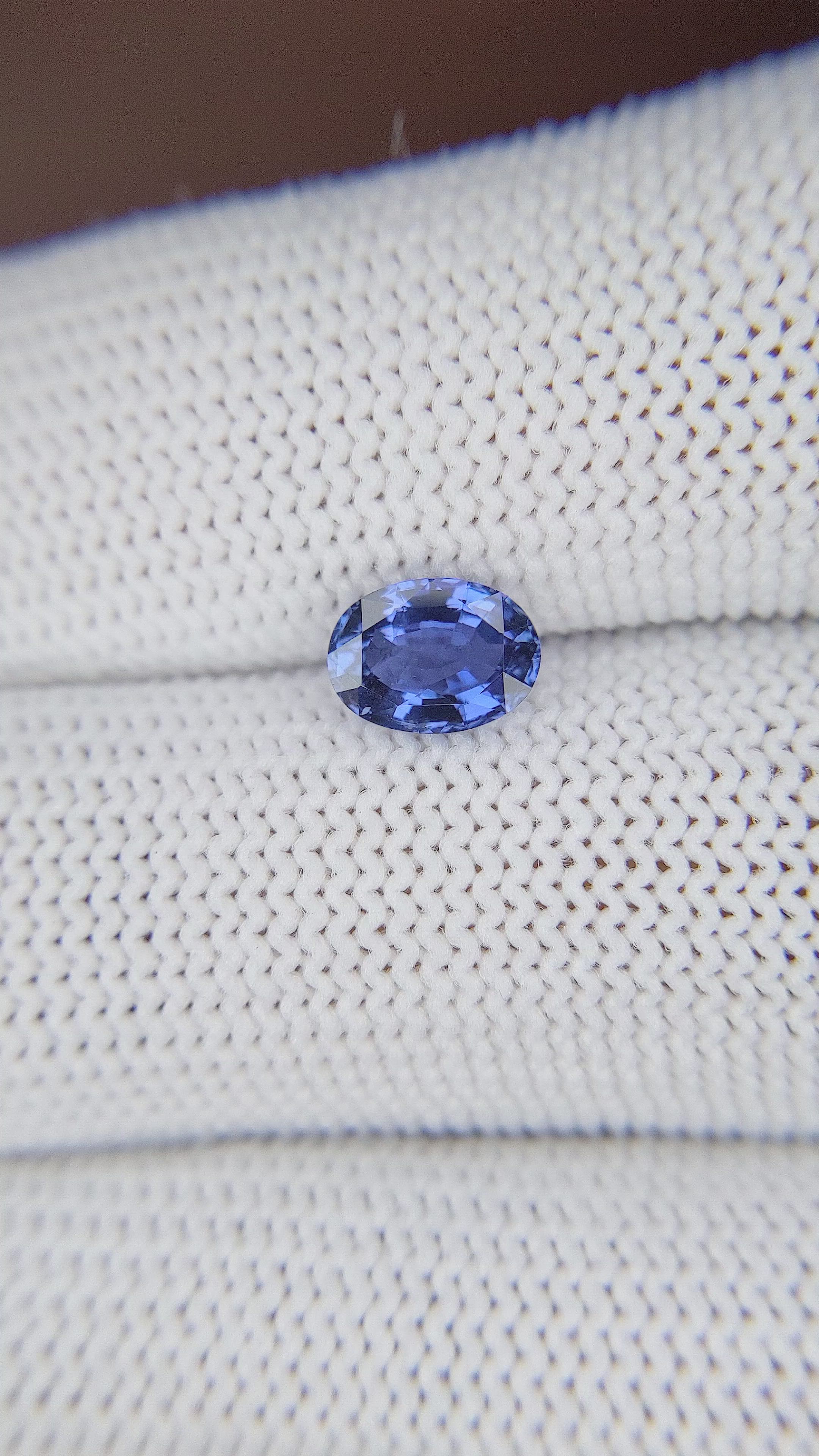 1.20 Ct. Blue Sapphire from Tanzania Size Video