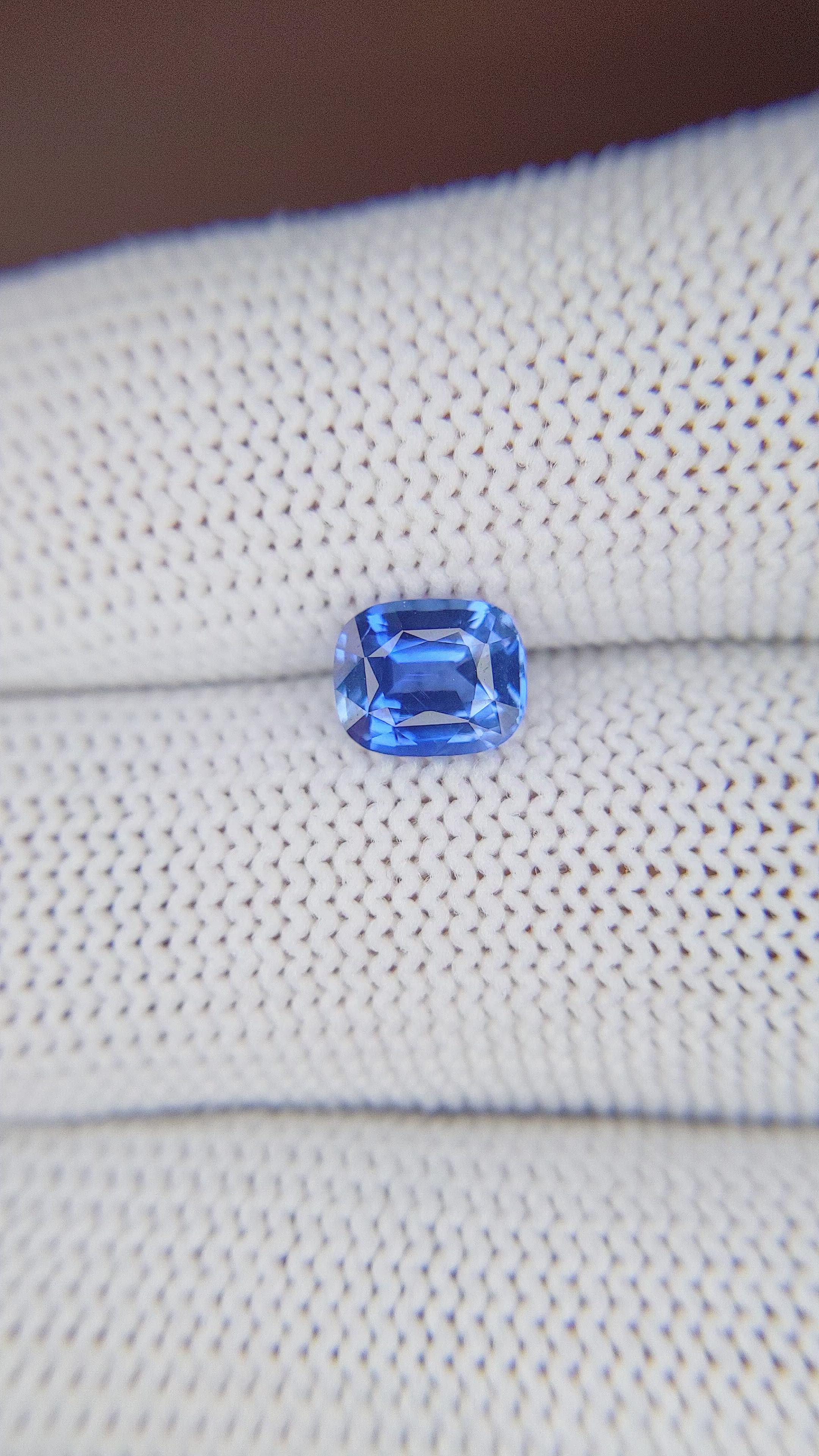 1.30 Ct. Blue Sapphire from Tanzania Size Video