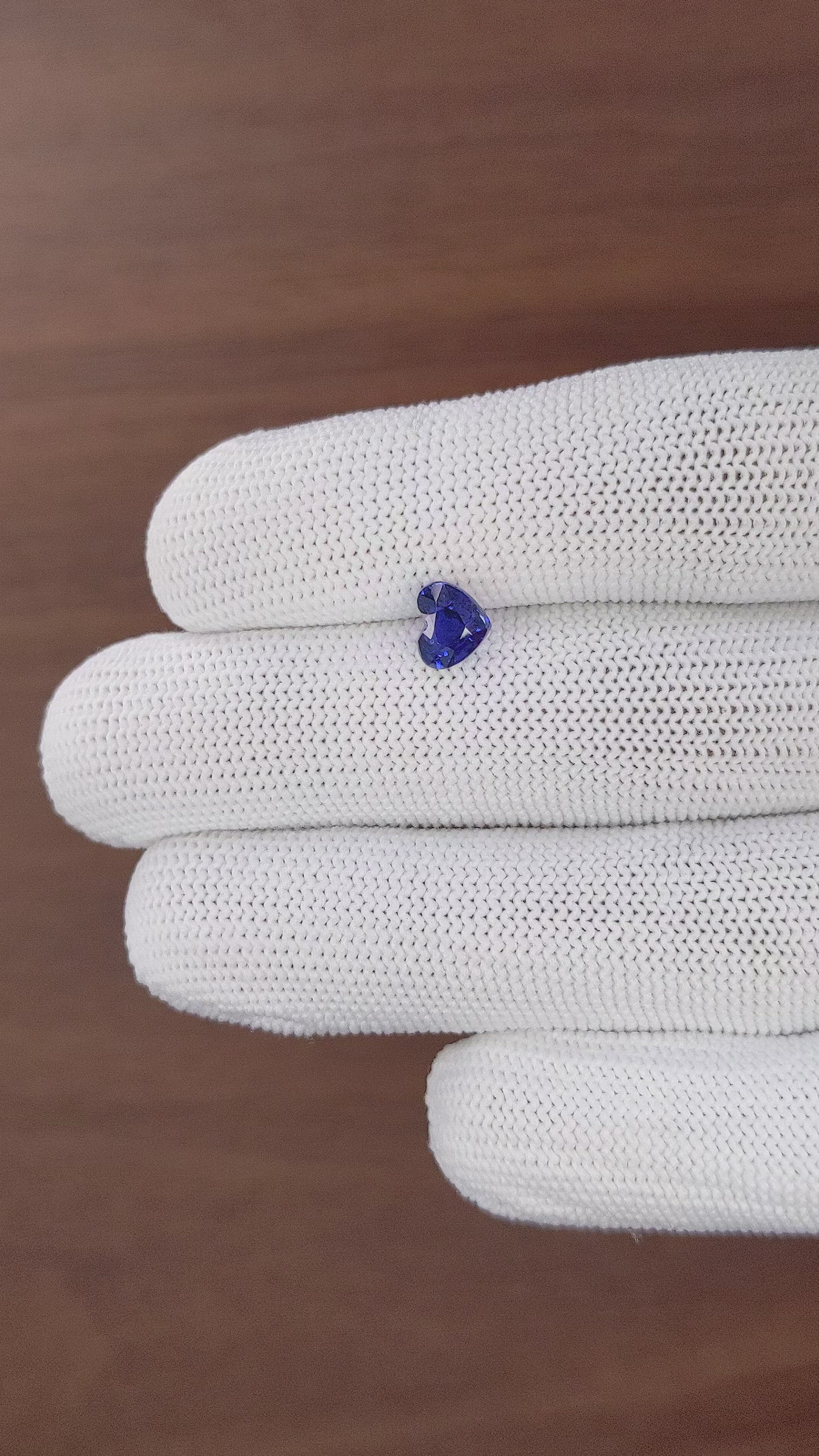 1.41 Ct. Blue Sapphire from Tanzania Size Video