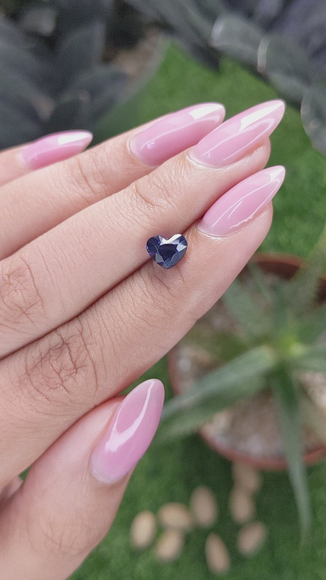 1.41 Ct. Blue Sapphire from Tanzania Size Video
