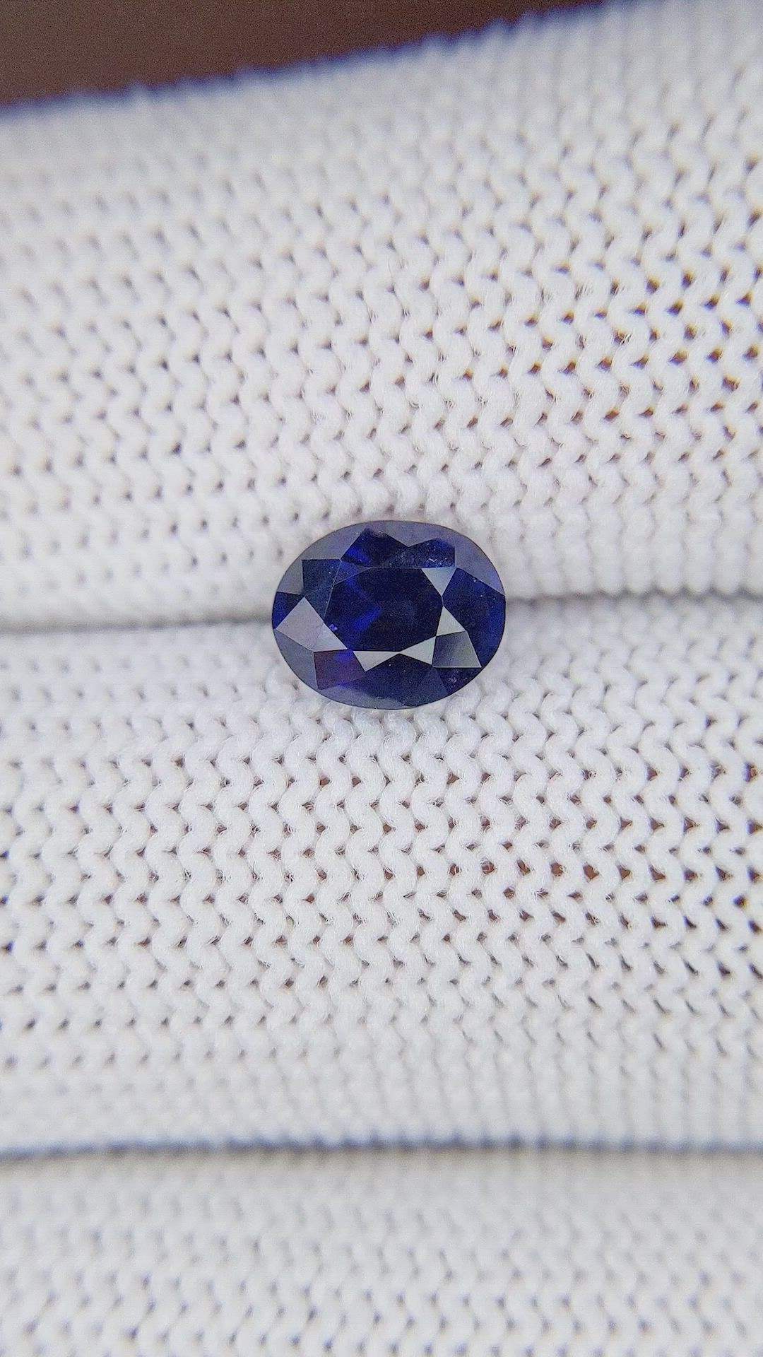 1.44 Ct. Blue Sapphire from Tanzania Size Video