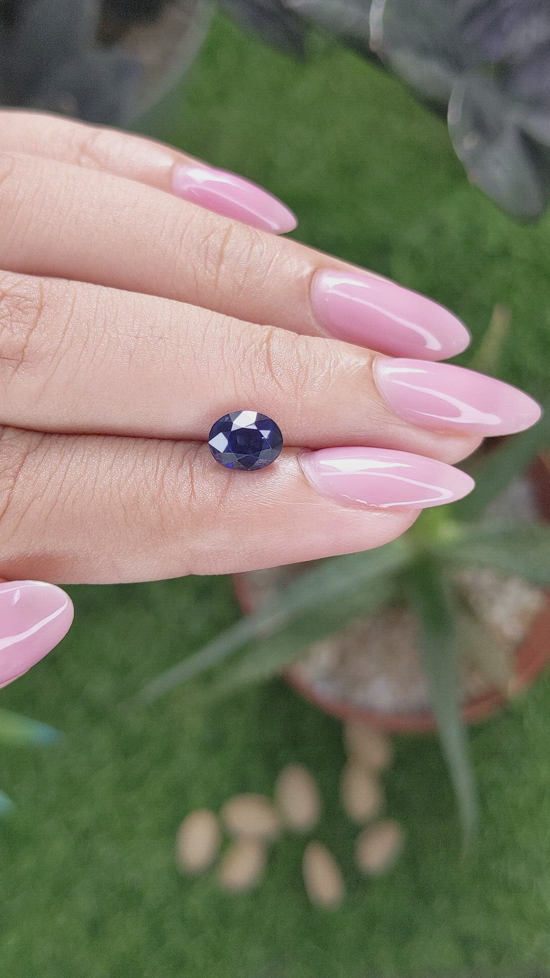 1.44 Ct. Blue Sapphire from Tanzania Size Video