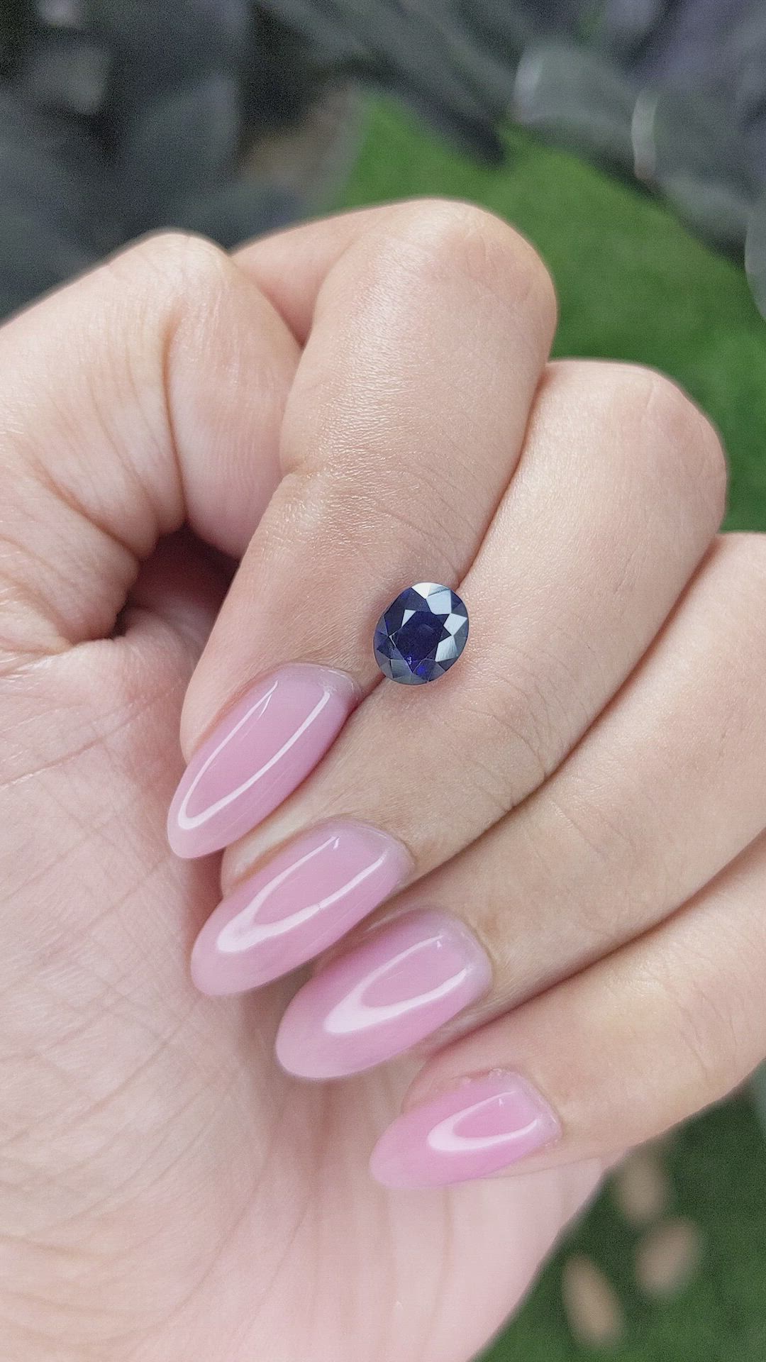 1.44 Ct. Blue Sapphire from Tanzania Size Video