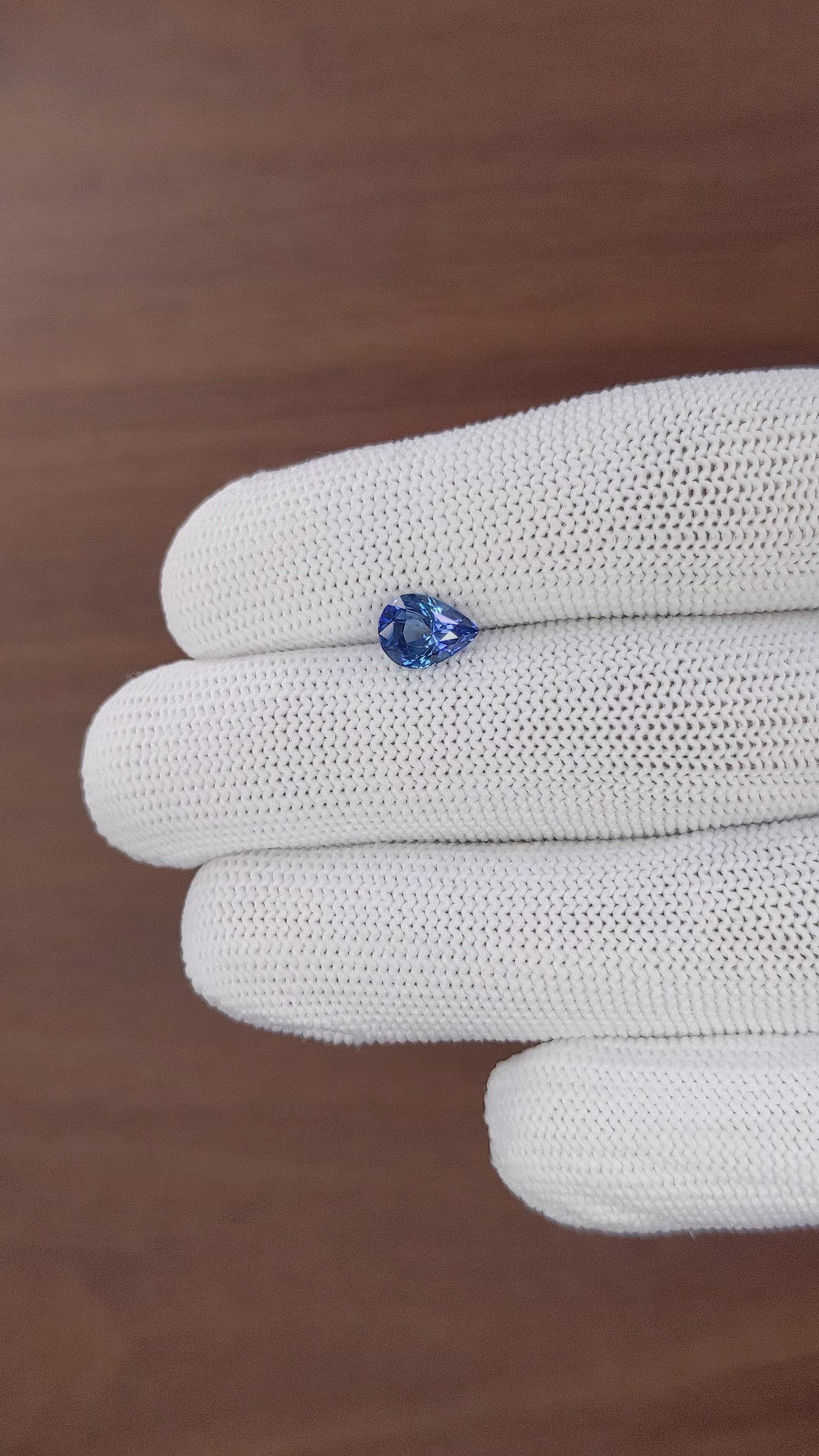 1.55 Ct. Blue Sapphire from Tanzania Size Video