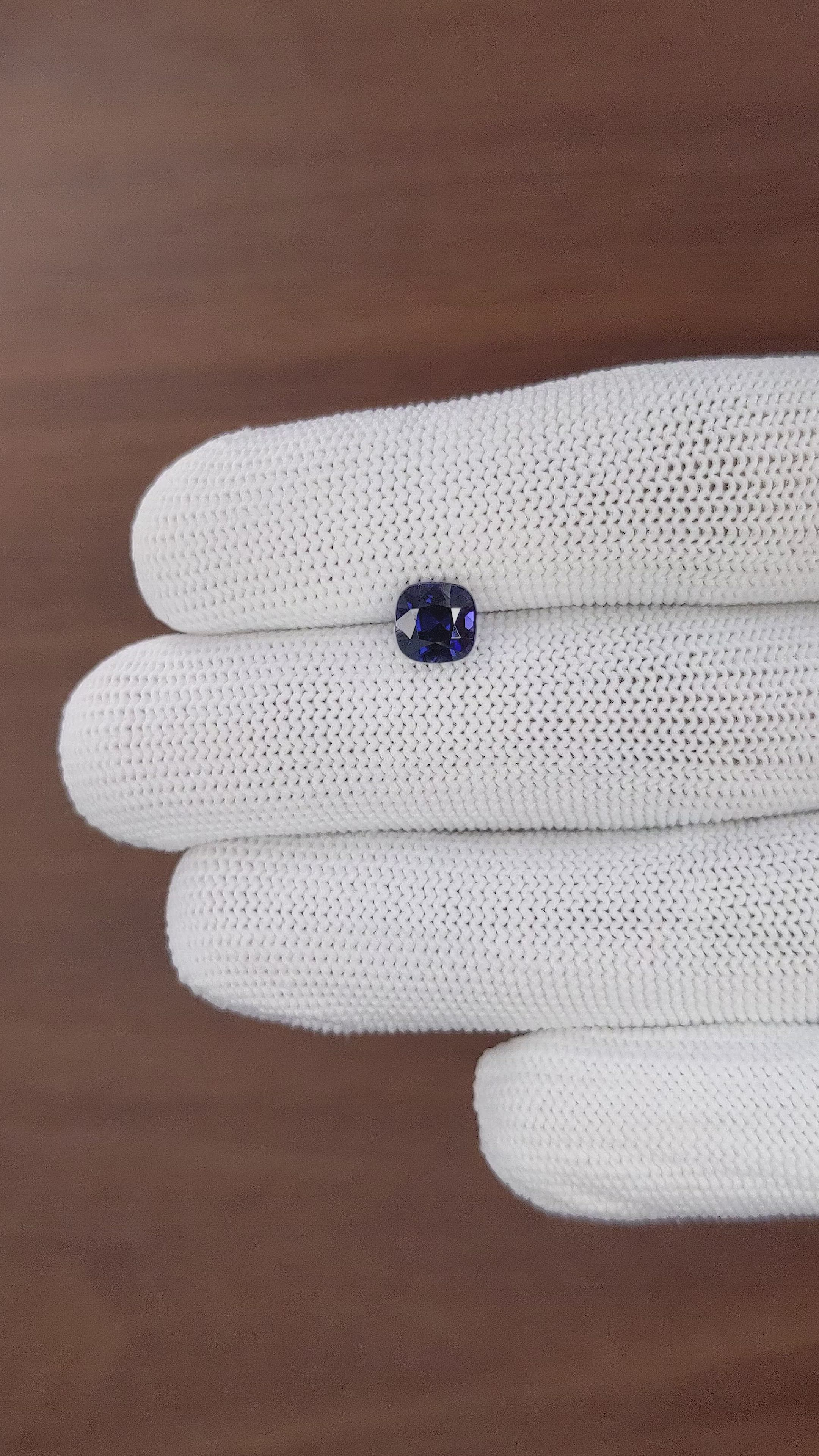 1.70 Ct. Blue Sapphire from Madagascar Size Video