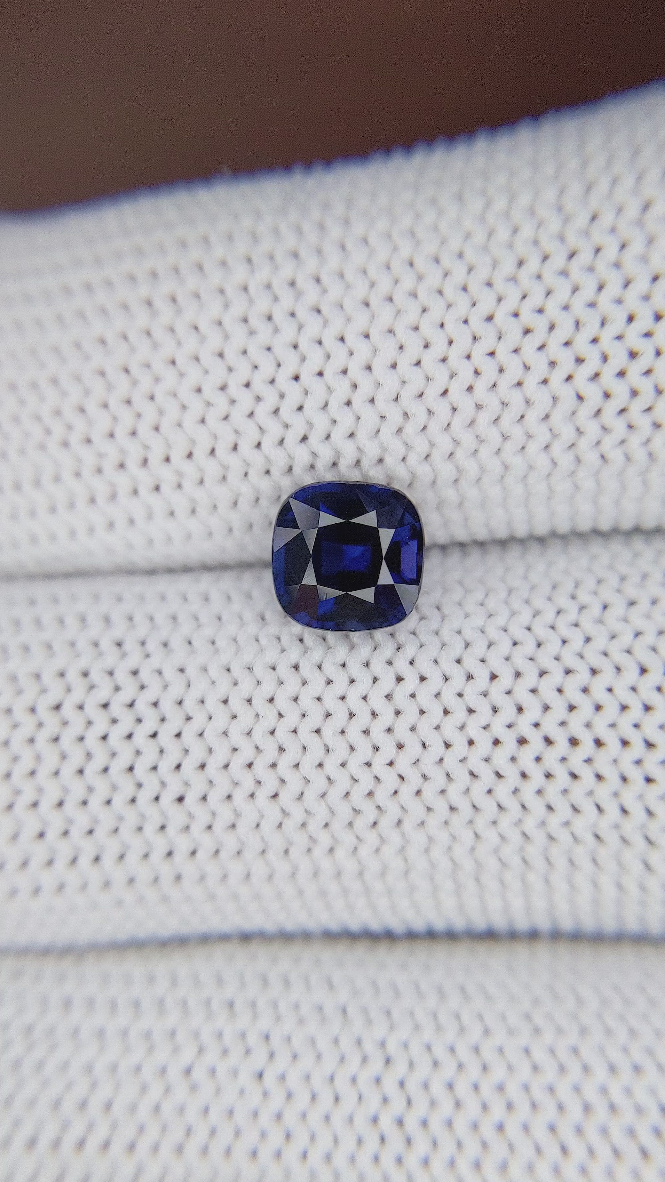 1.70 Ct. Blue Sapphire from Madagascar Size Video