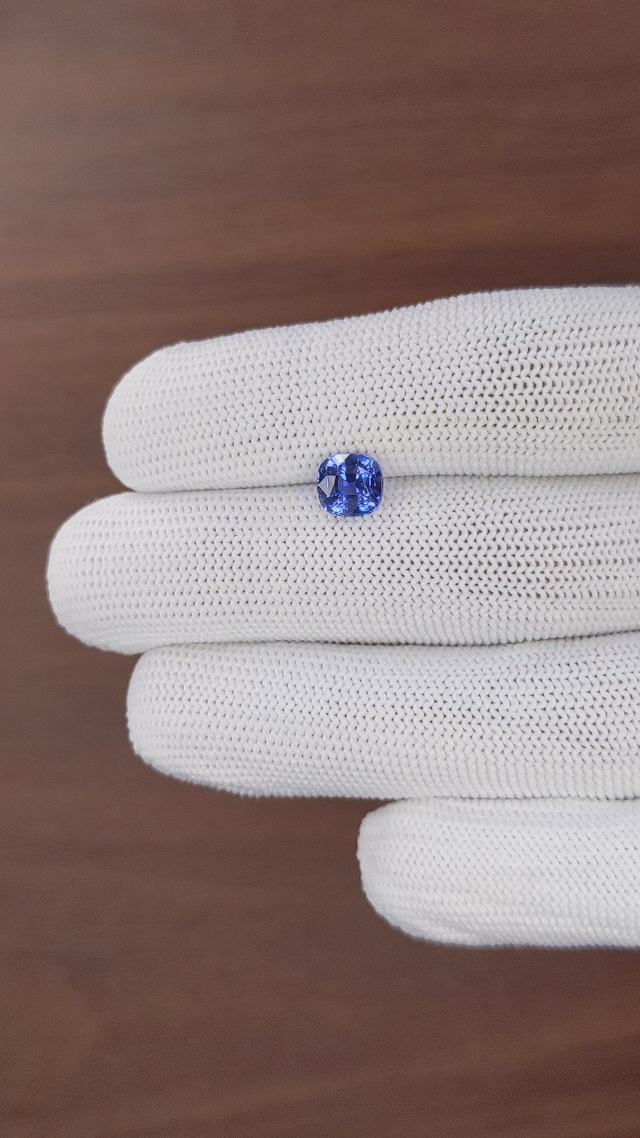 2.12 Ct. Blue Sapphire from Tanzania Size Video