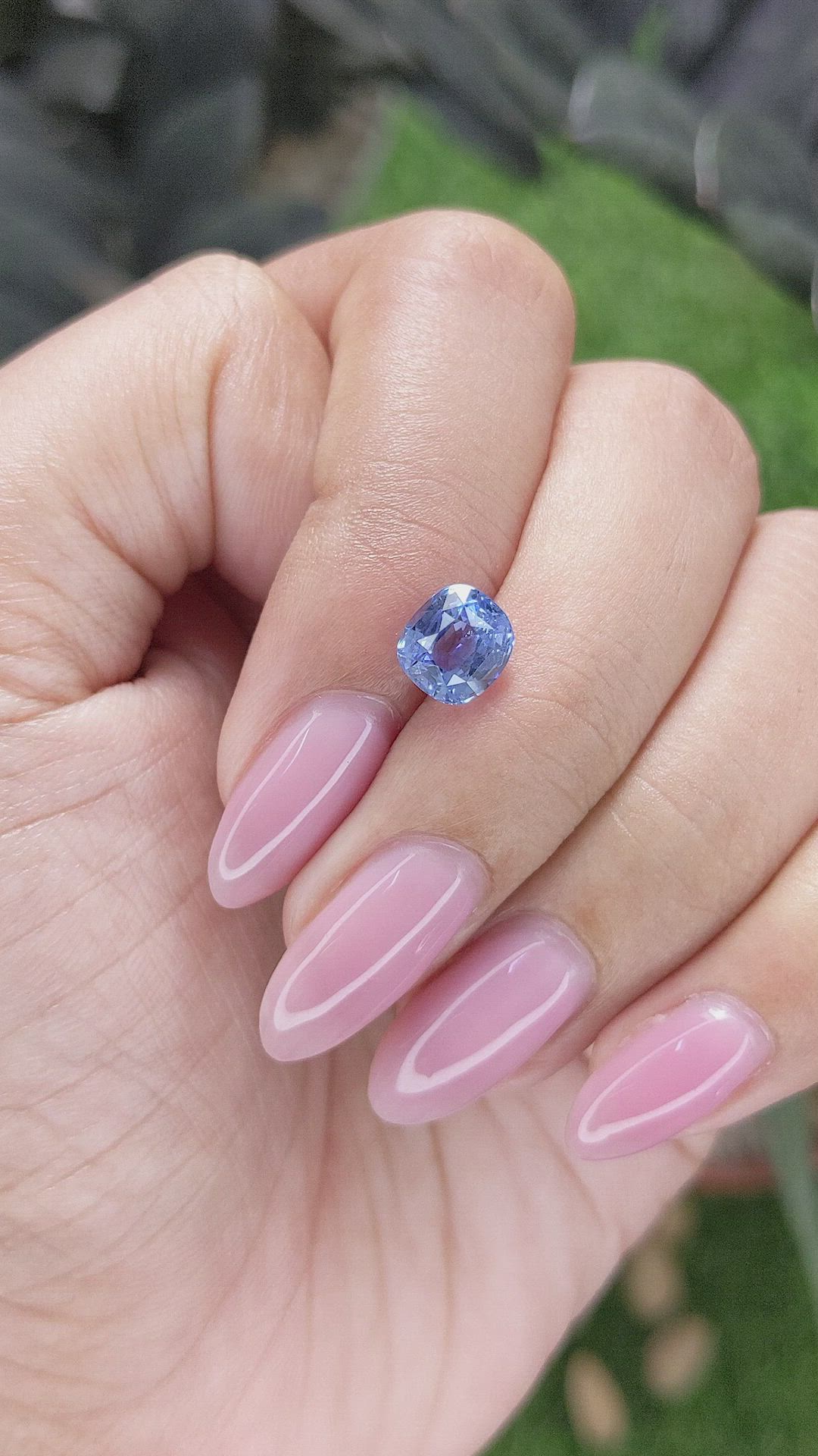 2.18 Ct. Blue Sapphire from Tanzania Size Video