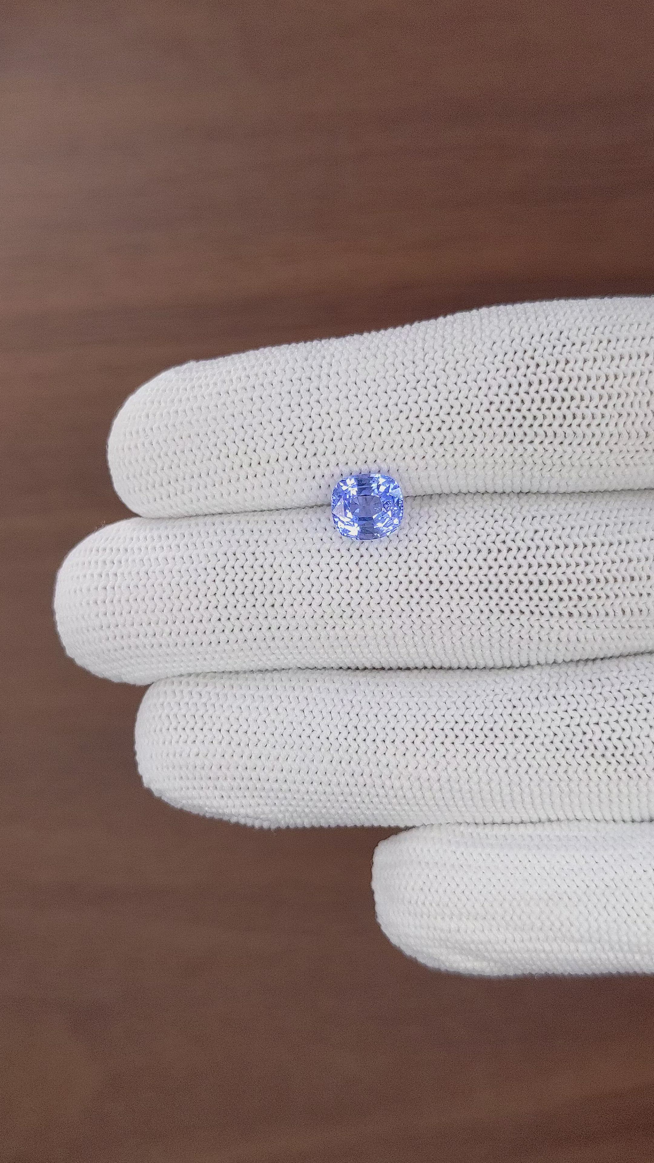 2.18 Ct. Blue Sapphire from Tanzania Size Video