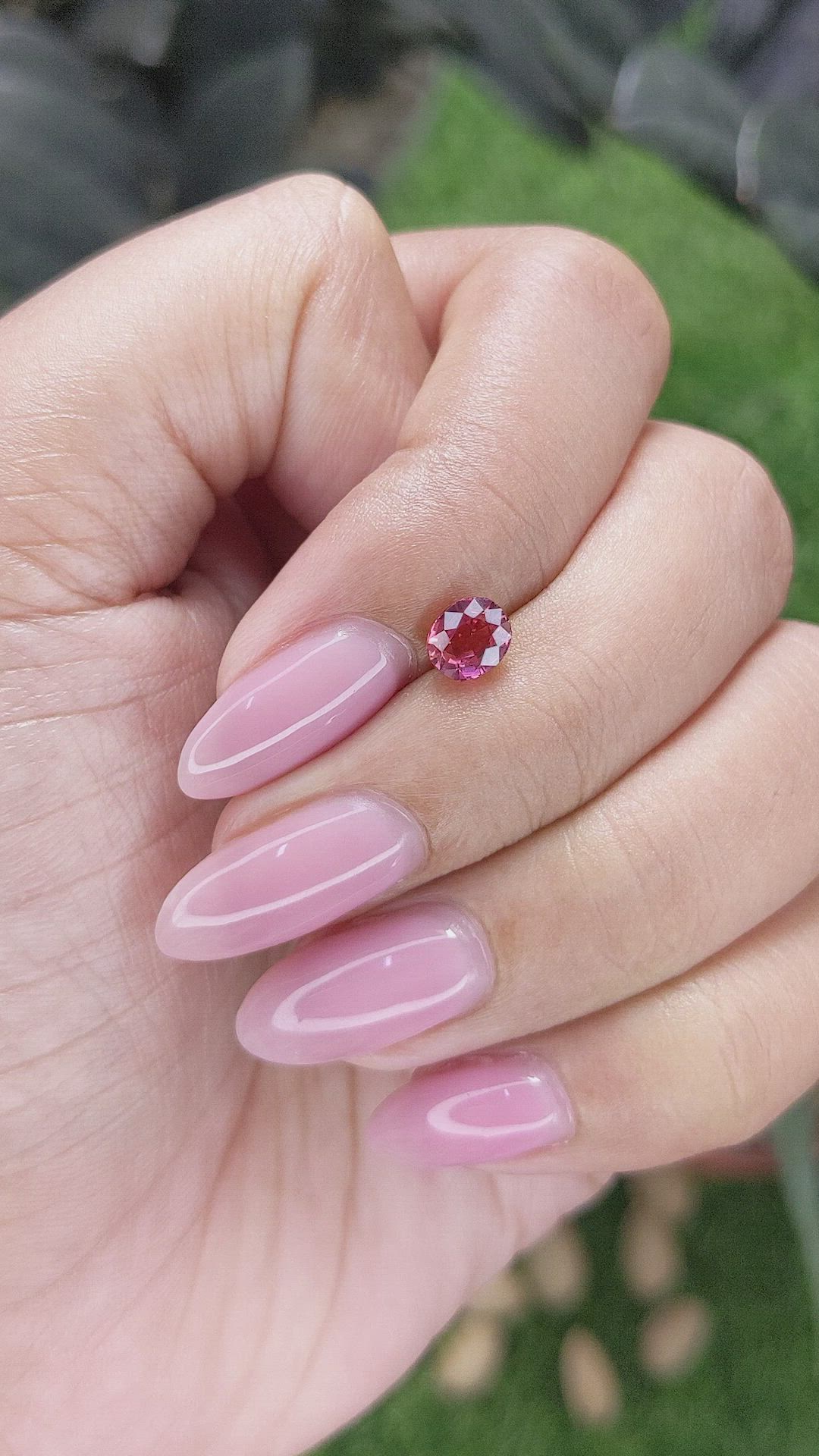 0.83 Ct. Padparadscha Sapphire from Tanzania Size Video
