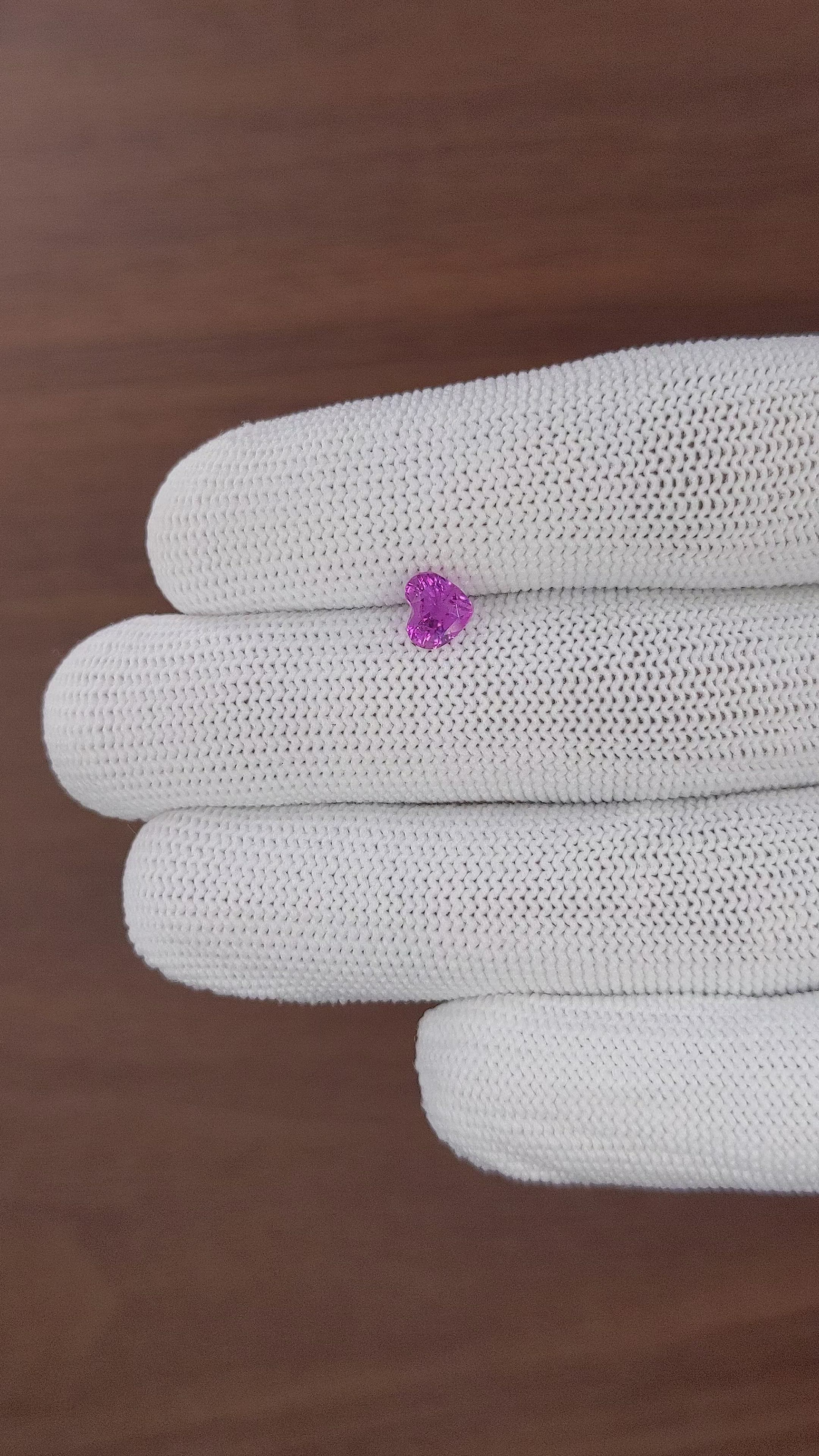 1.07 Ct. Purplish Pink Sapphire from Tanzania Size Video