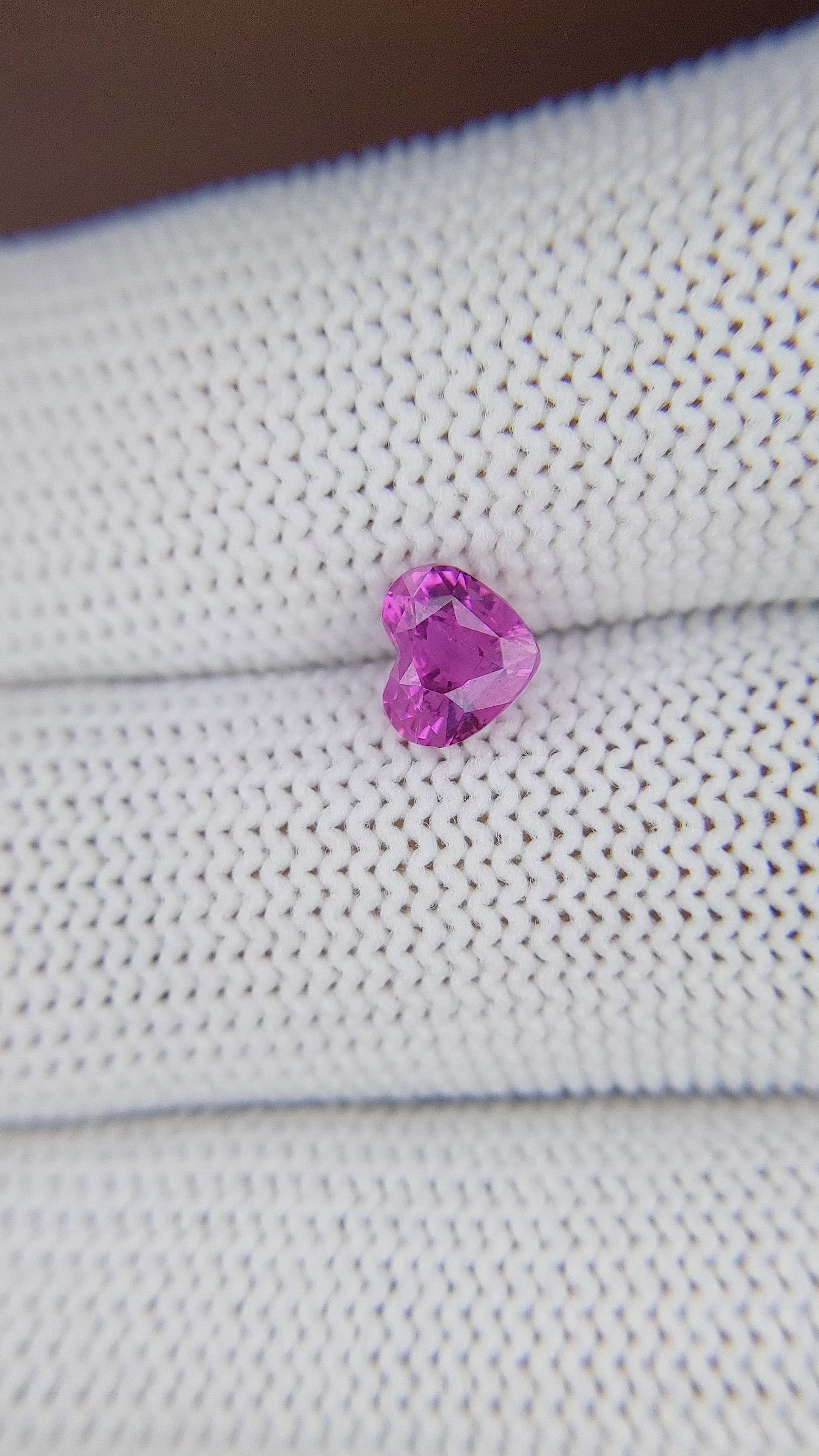 1.07 Ct. Purplish Pink Sapphire from Tanzania Size Video