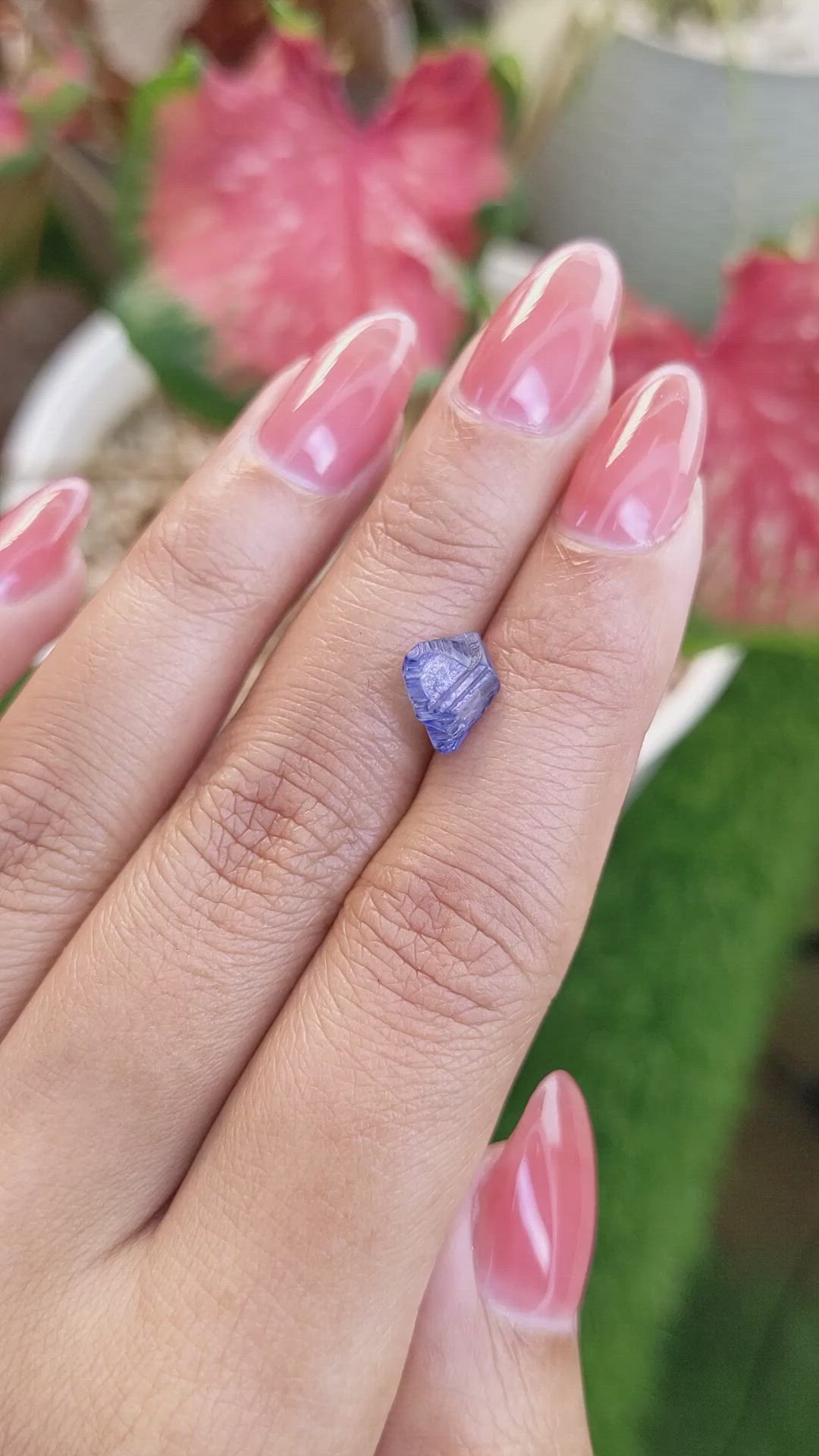 3.37 Ct. Blue Sapphire from Ceylon (Sri Lanka) Size Video