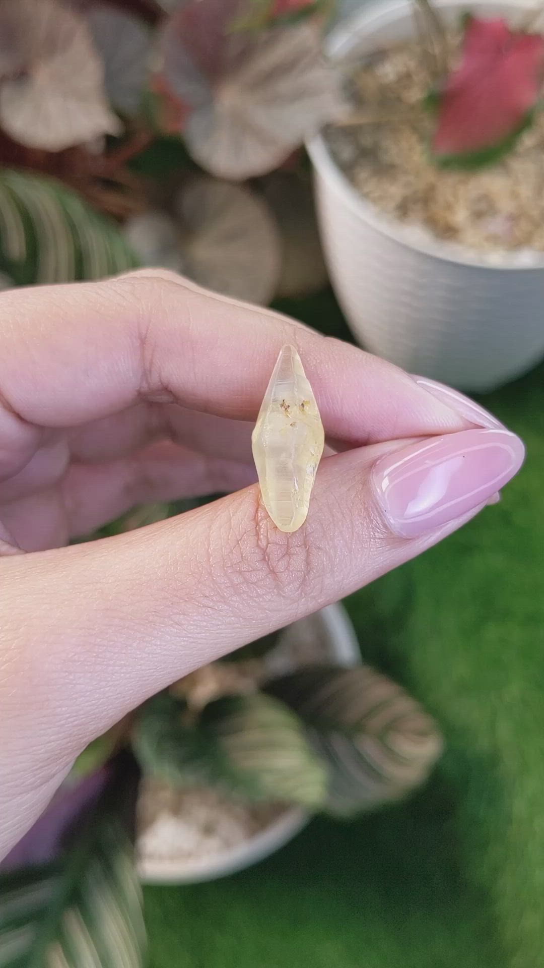 11.52 Ct. Yellow Sapphire Crystal from Ceylon (Sri Lanka) Size Video
