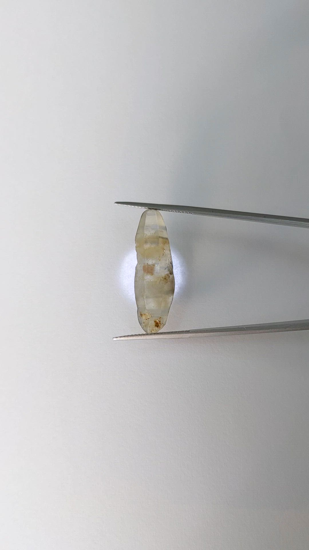 23.31 Ct. Blue Sapphire Crystal from Ceylon (Sri Lanka) Size Video