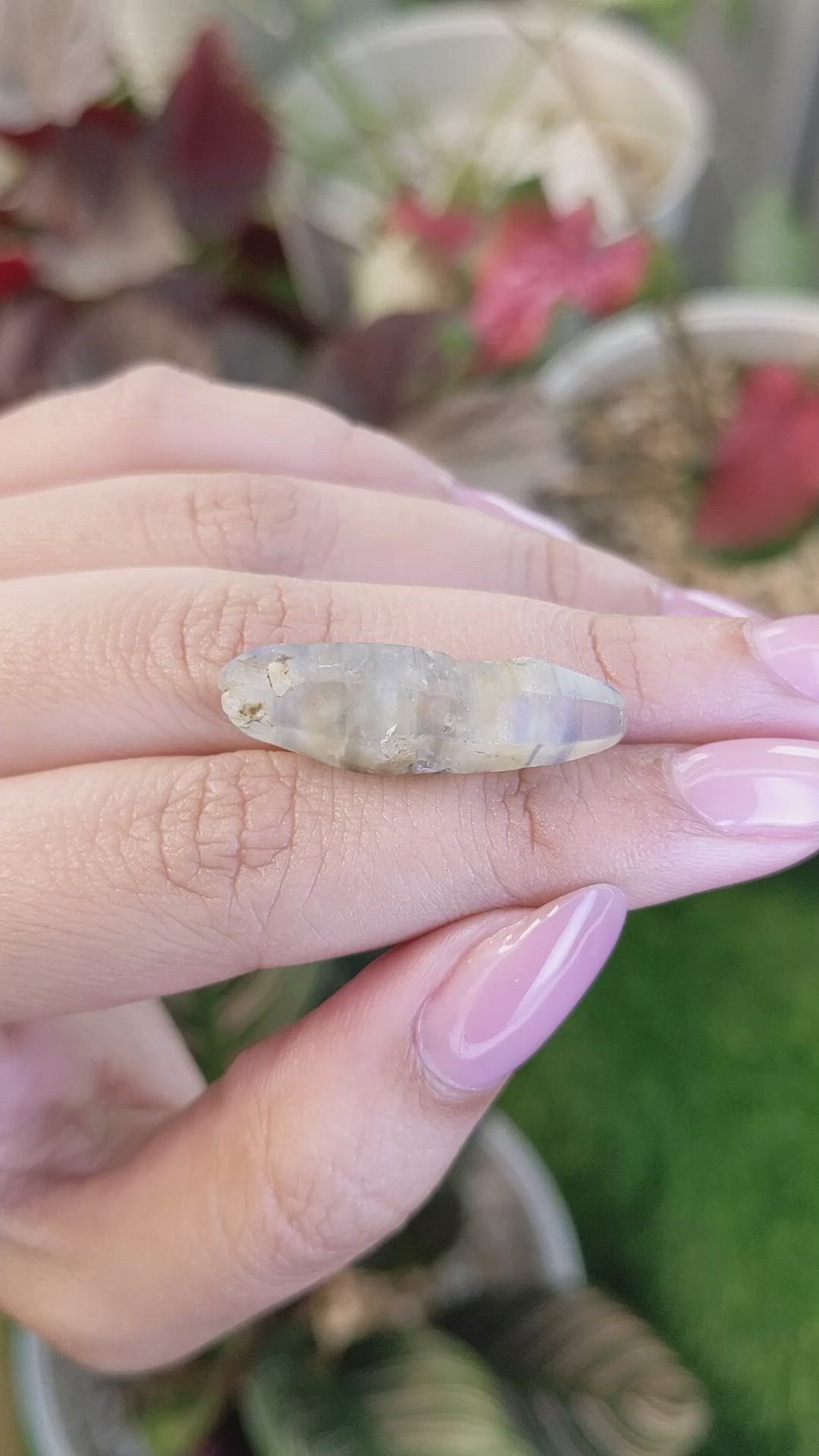 23.31 Ct. Blue Sapphire Crystal from Ceylon (Sri Lanka) Size Video