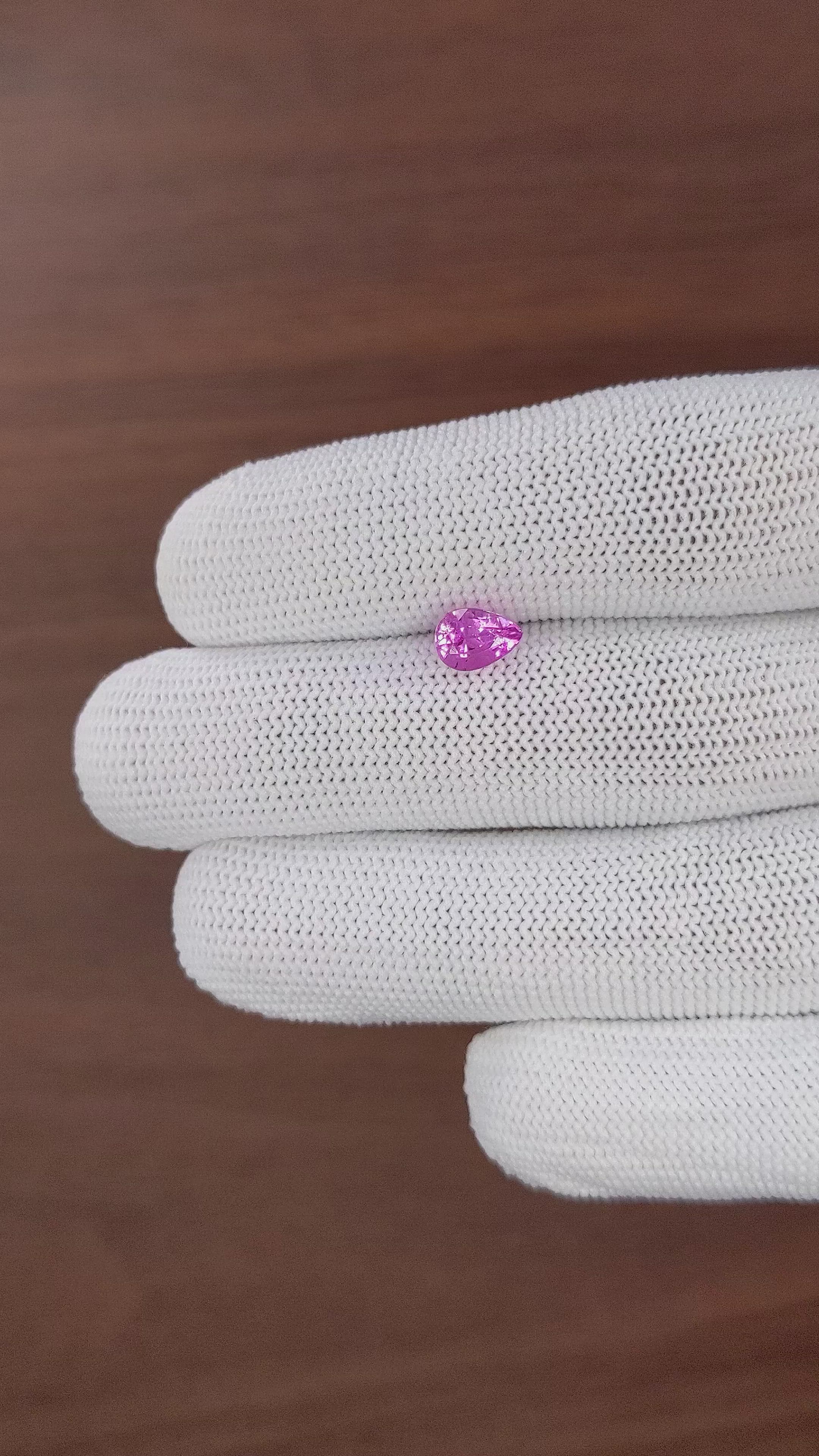 1.22 Ct. Purplish Pink Sapphire from Tanzania Size Video