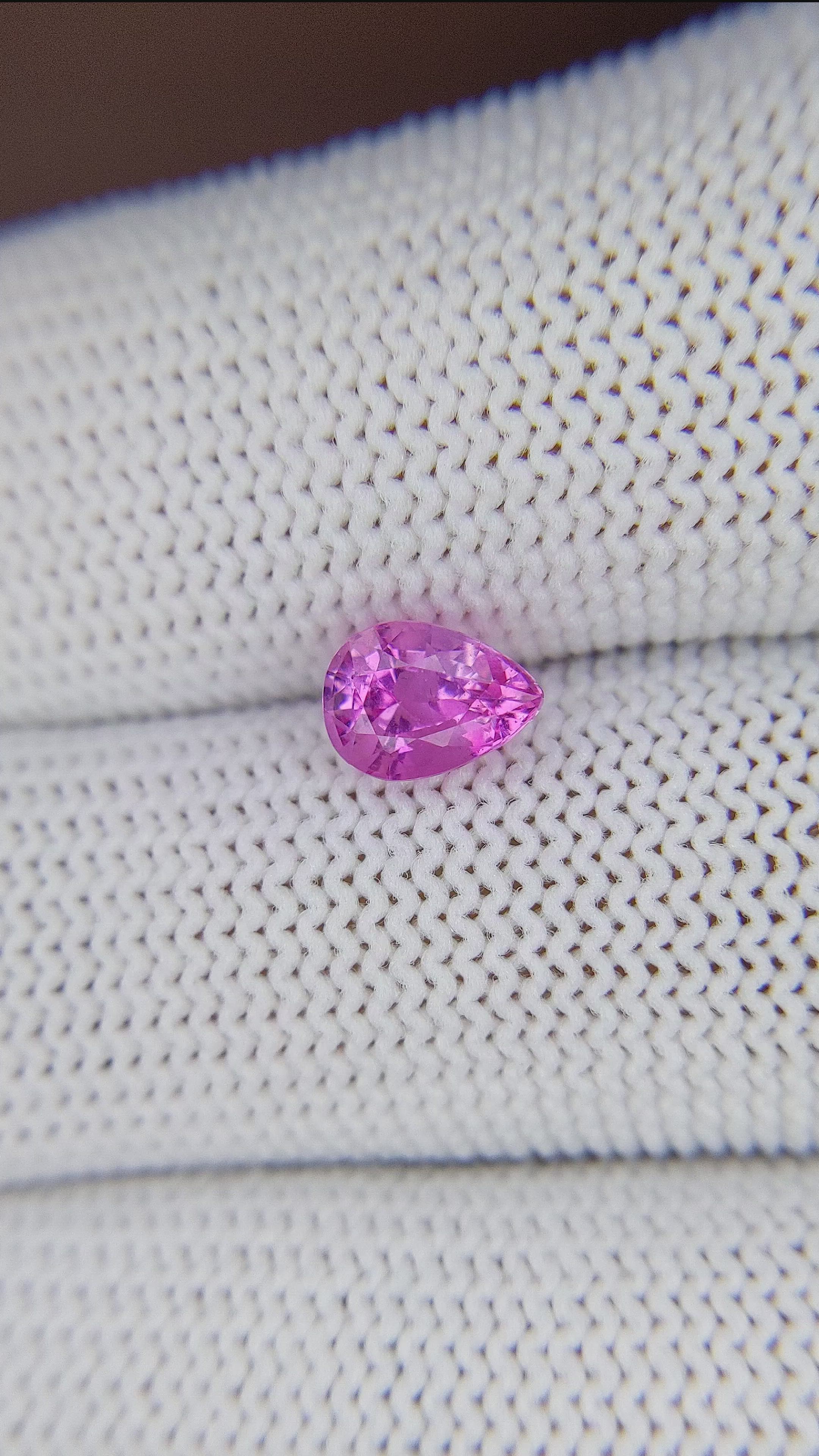 1.22 Ct. Purplish Pink Sapphire from Tanzania Size Video