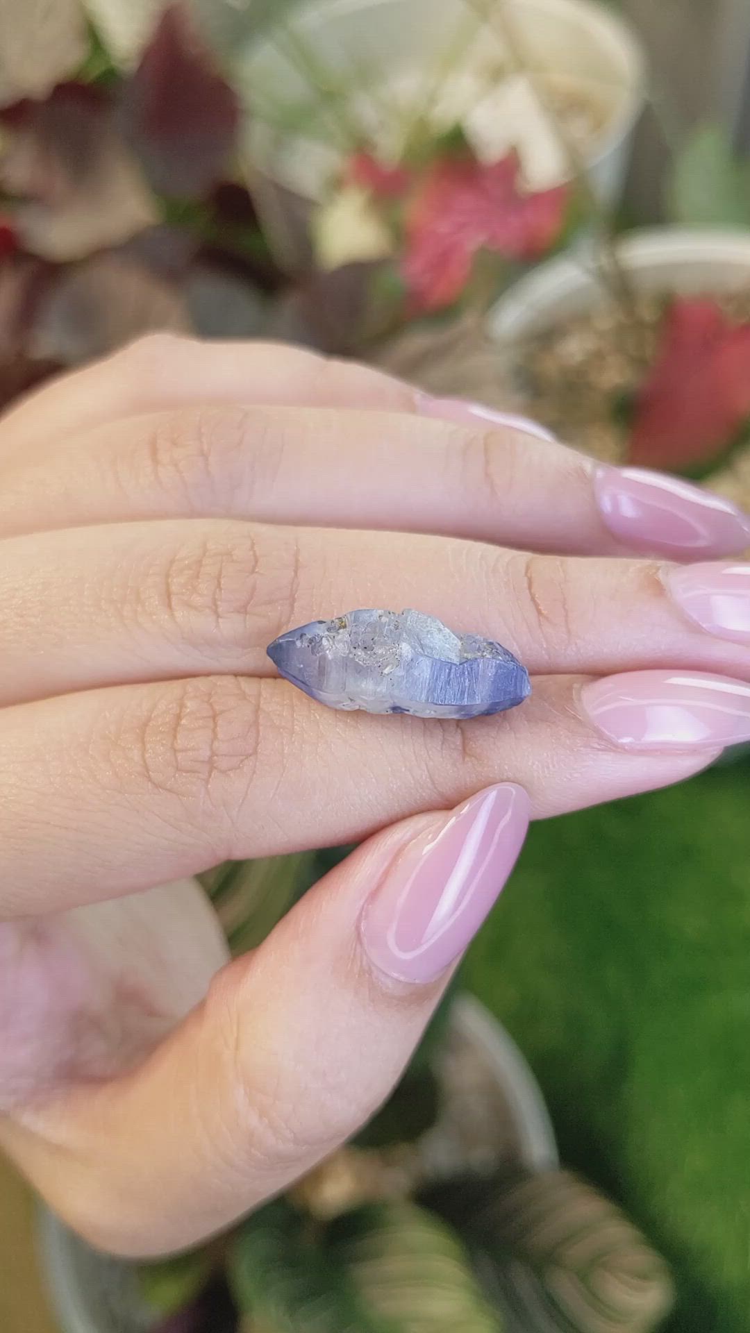 14.16 Ct. Bi Color / Parti Sapphire from Ceylon (Sri Lanka) Size Video