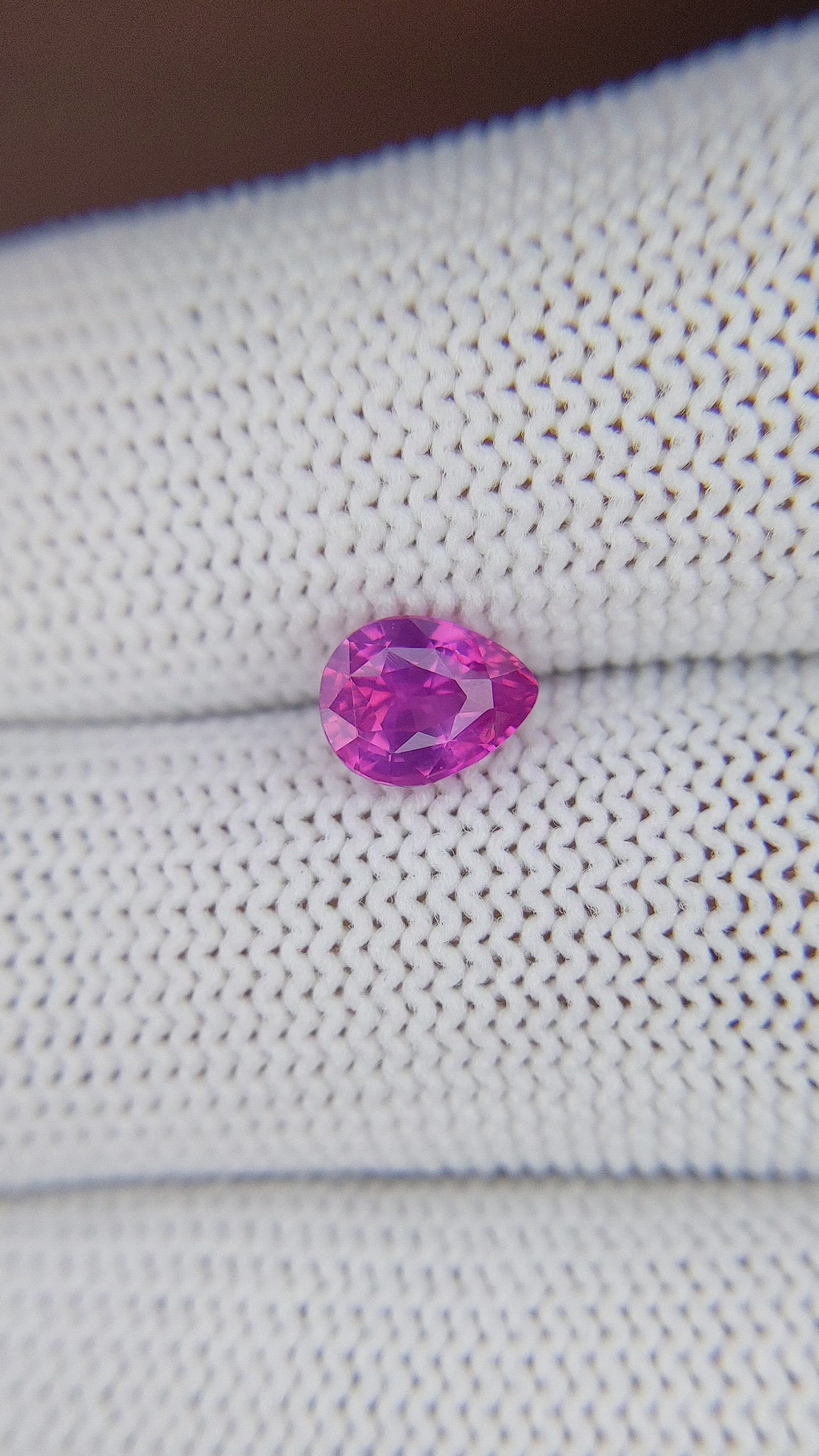 1.32 Ct. Purplish Pink Sapphire from Tanzania Size Video