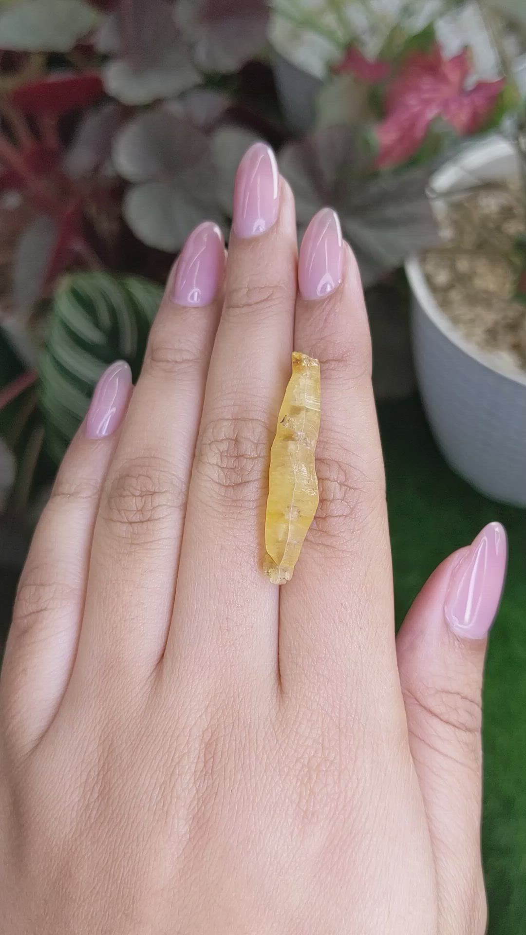 21.68 Ct. Yellow Sapphire from Ceylon (Sri Lanka) Size Video