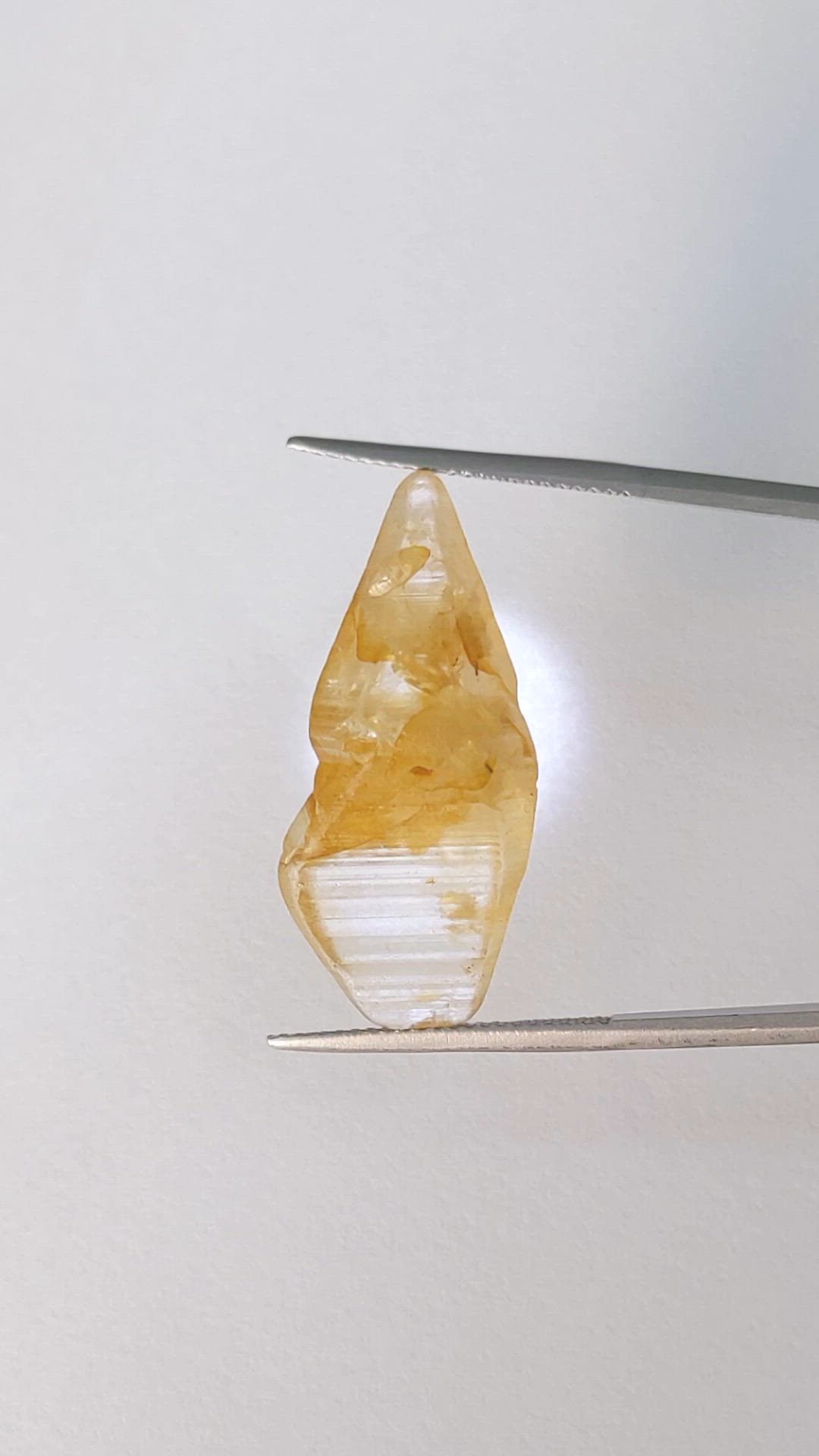 29.85 Ct. Yellow Sapphire from Ceylon (Sri Lanka) Size Video