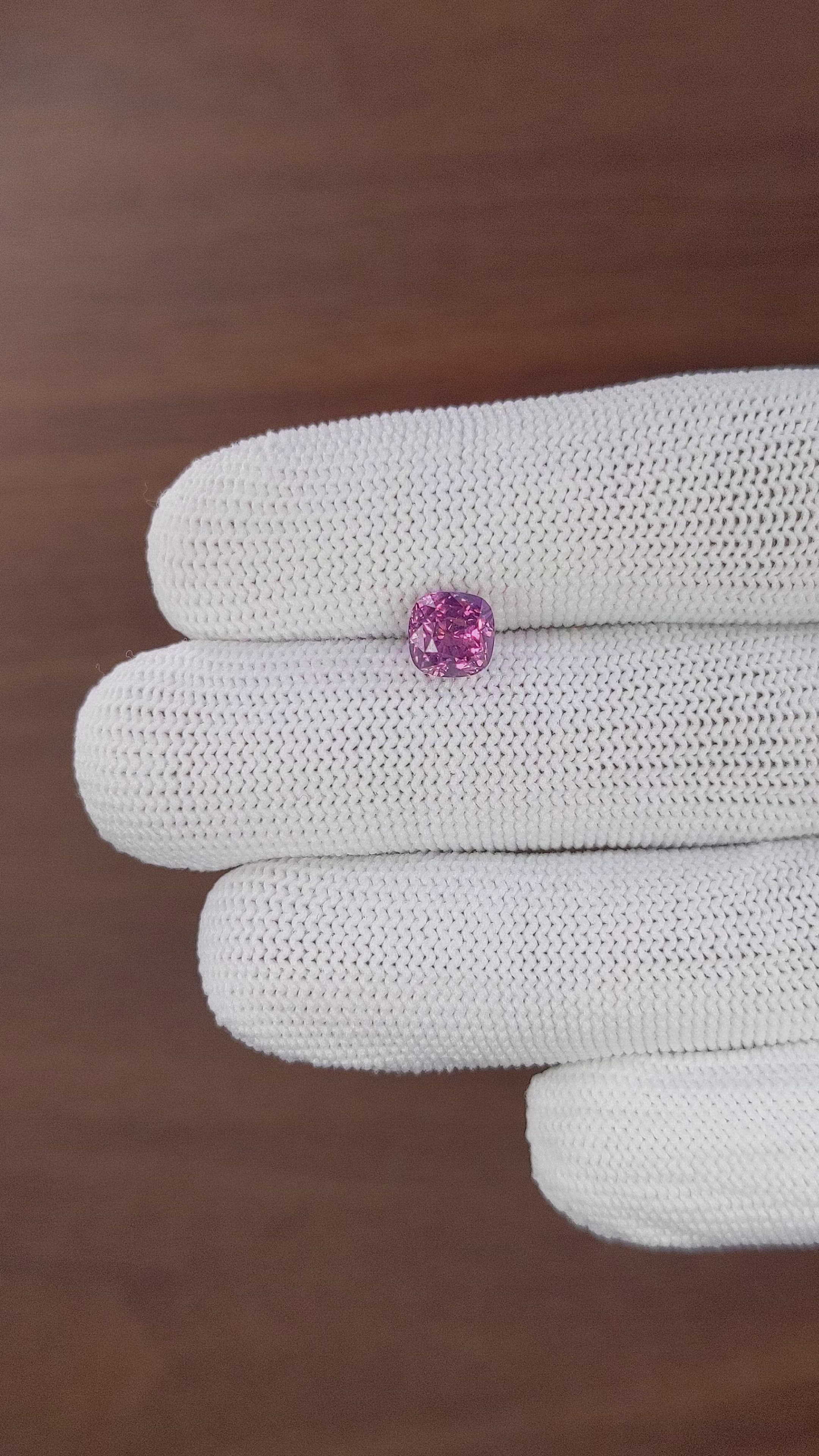 2.04 Ct. Purple Sapphire from Tanzania Size Video