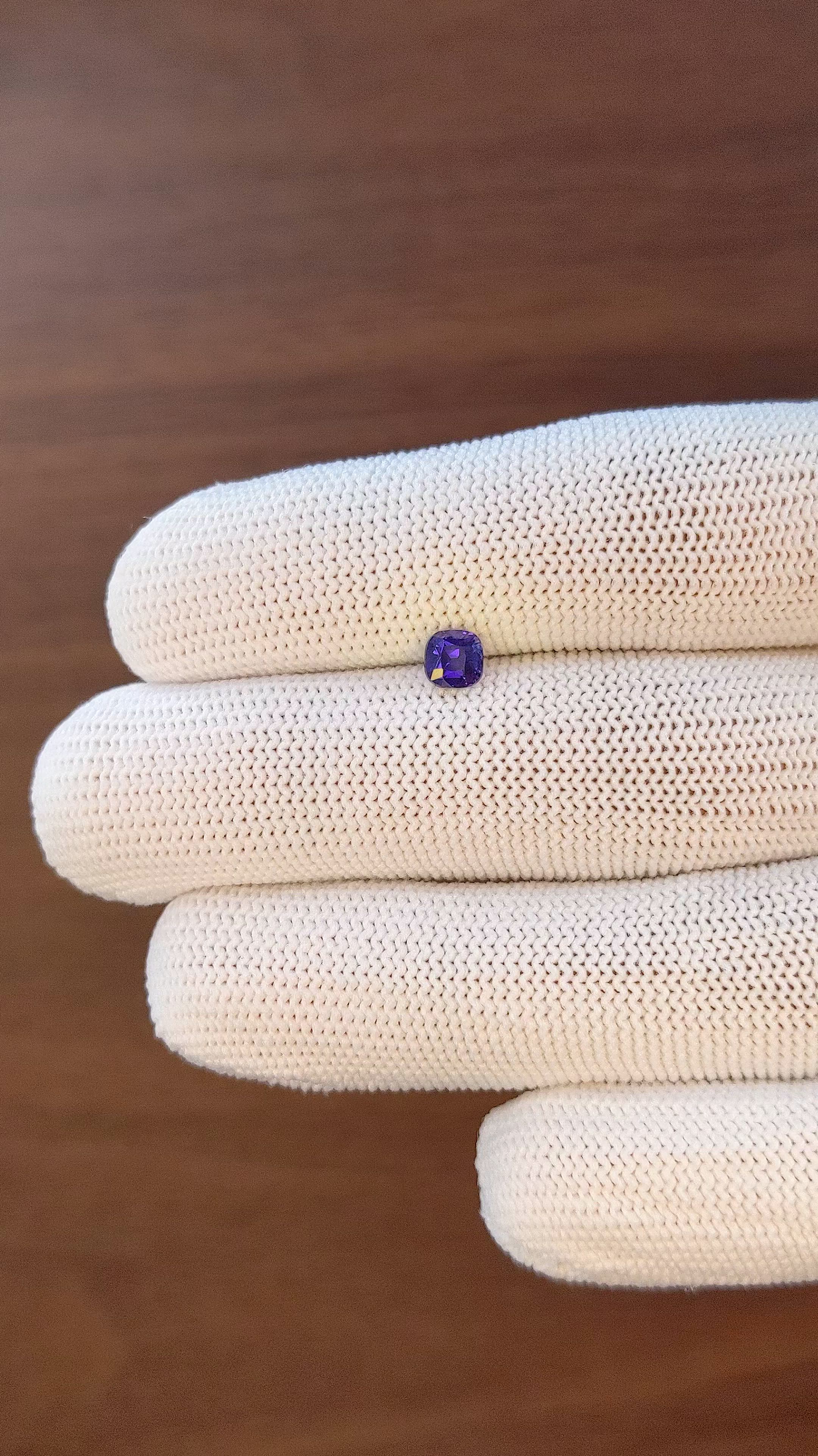 0.75 Ct. Color Change Sapphire from Tanzania Size Video