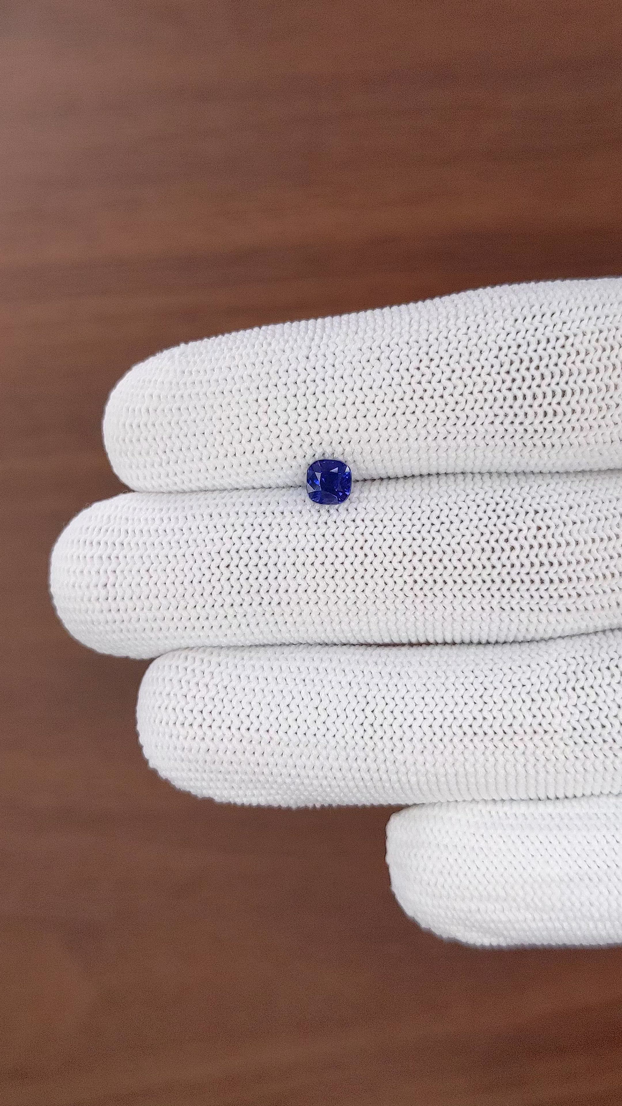 0.75 Ct. Color Change Sapphire from Tanzania Size Video