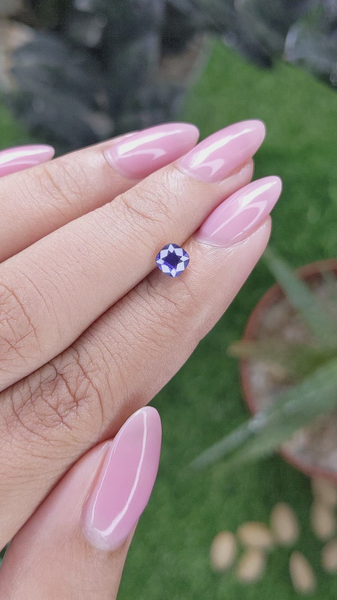 0.75 Ct. Color Change Sapphire from Tanzania Size Video