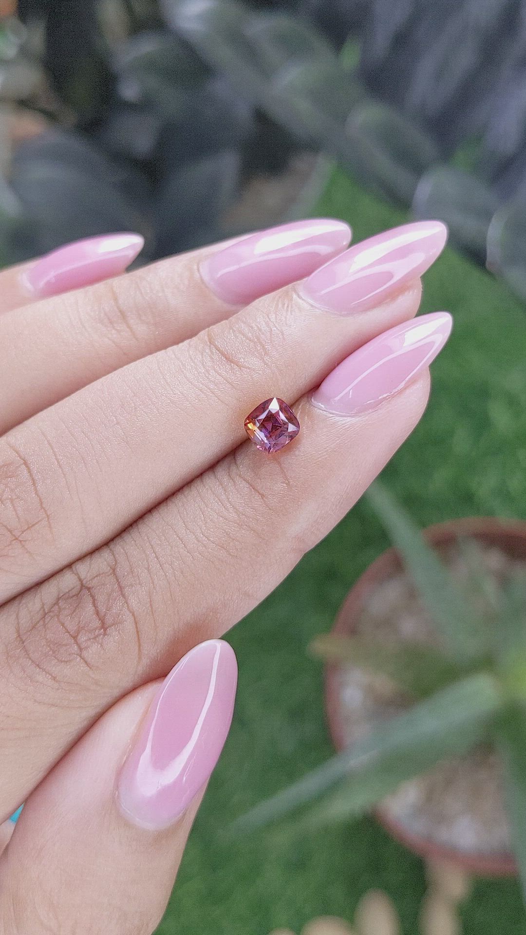 1.09 Ct. Bi Color Sapphire from Tanzania Size Video