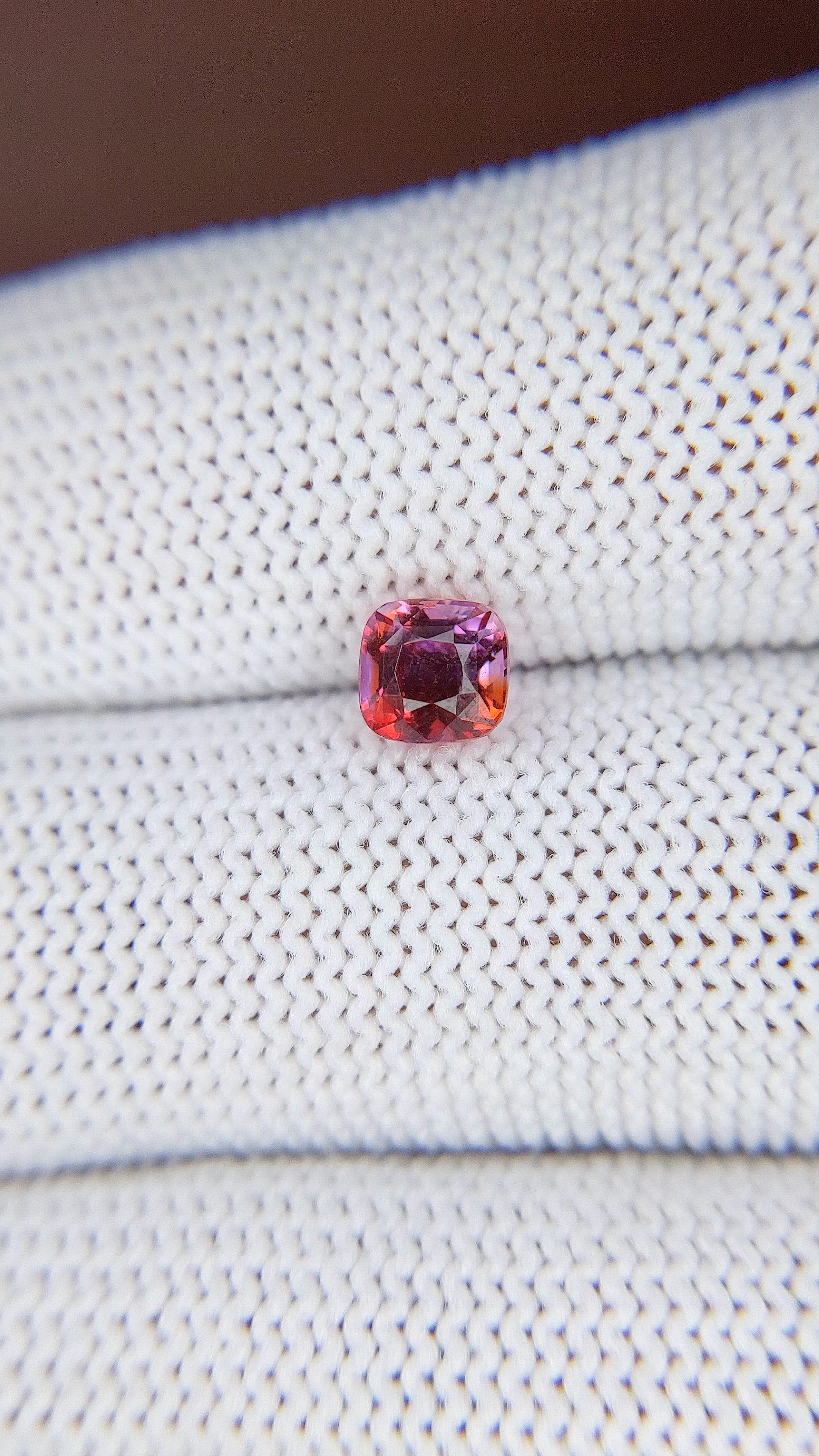 1.09 Ct. Bi Color Sapphire from Tanzania Size Video