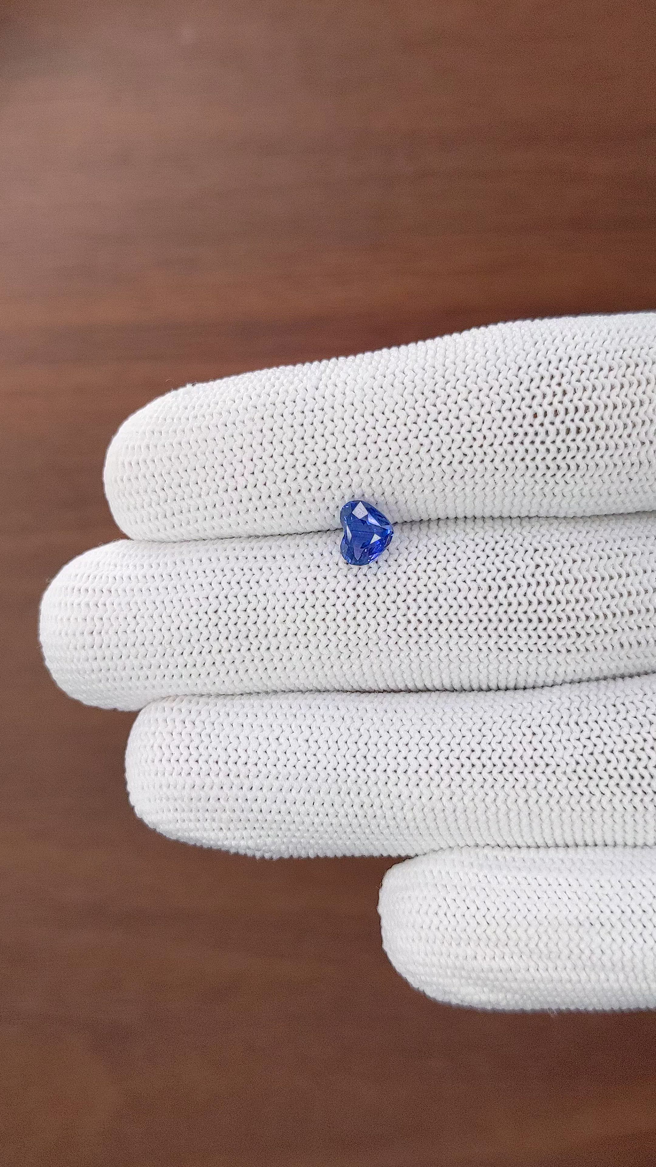 1.11 Ct. Color Change Sapphire from Tanzania Size Video