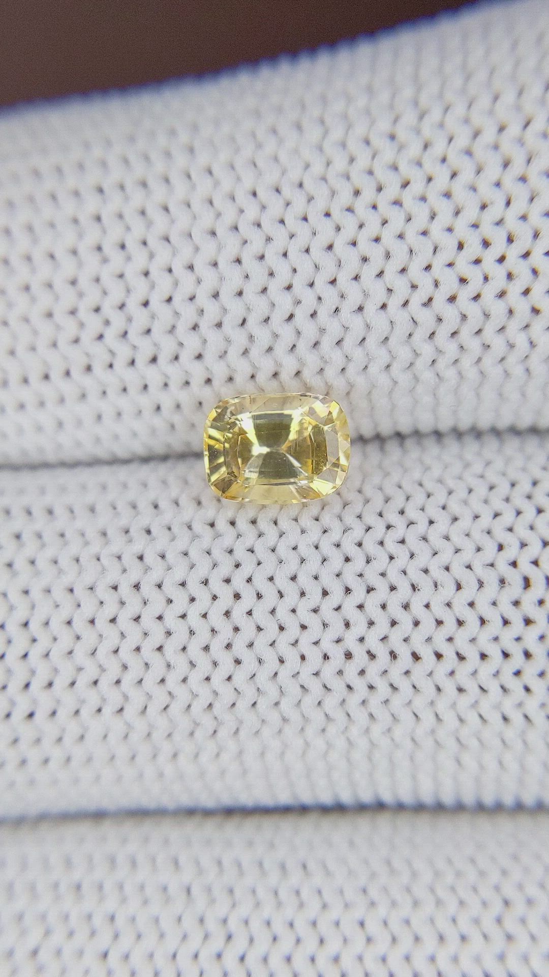 1.20 Ct. Yellow Sapphire from Tanzania Size Video