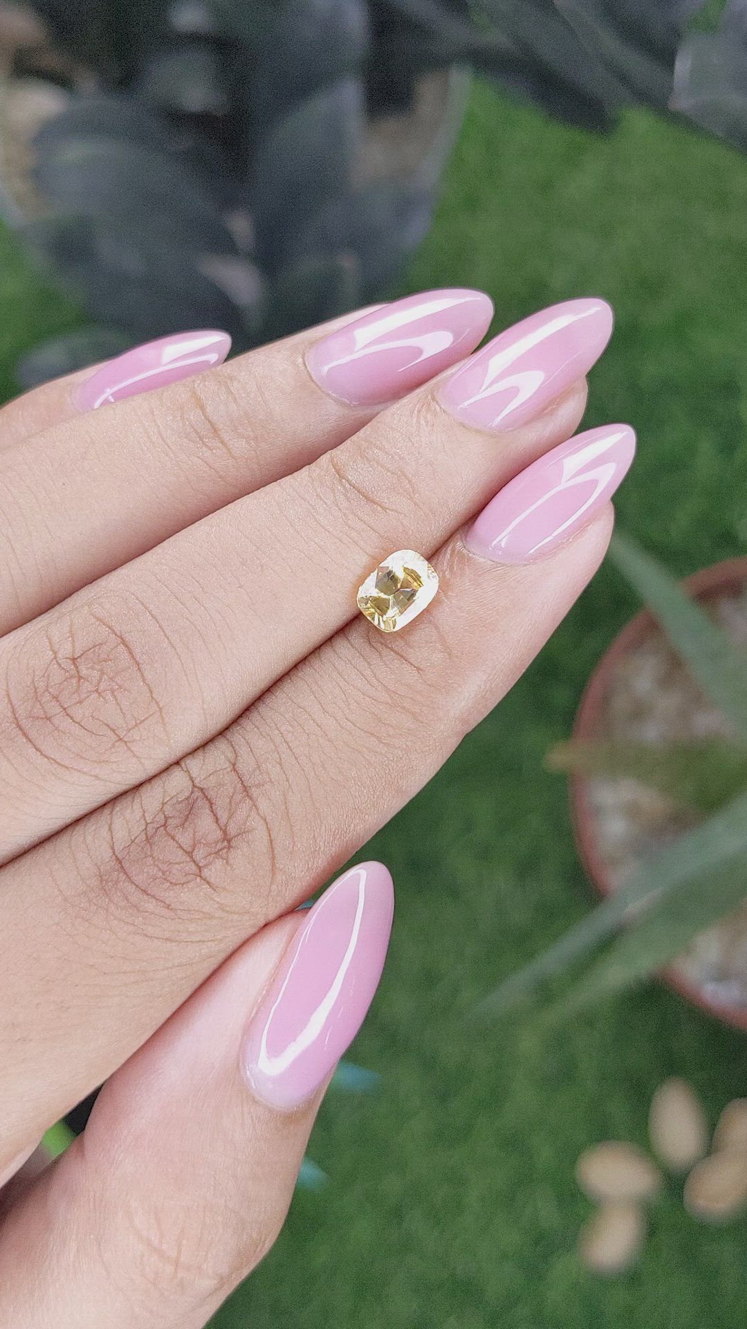 1.20 Ct. Yellow Sapphire from Tanzania Size Video