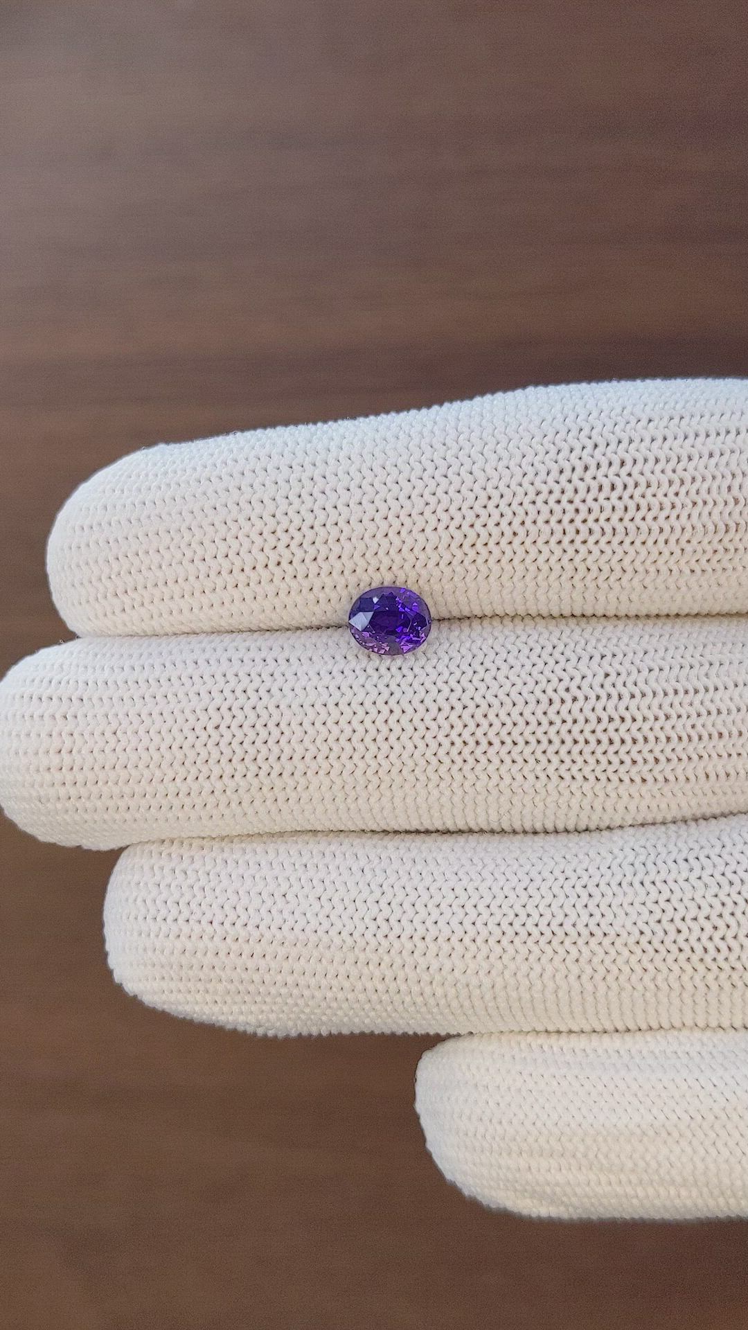 1.29 Ct. Color Change Sapphire from Tanzania Size Video