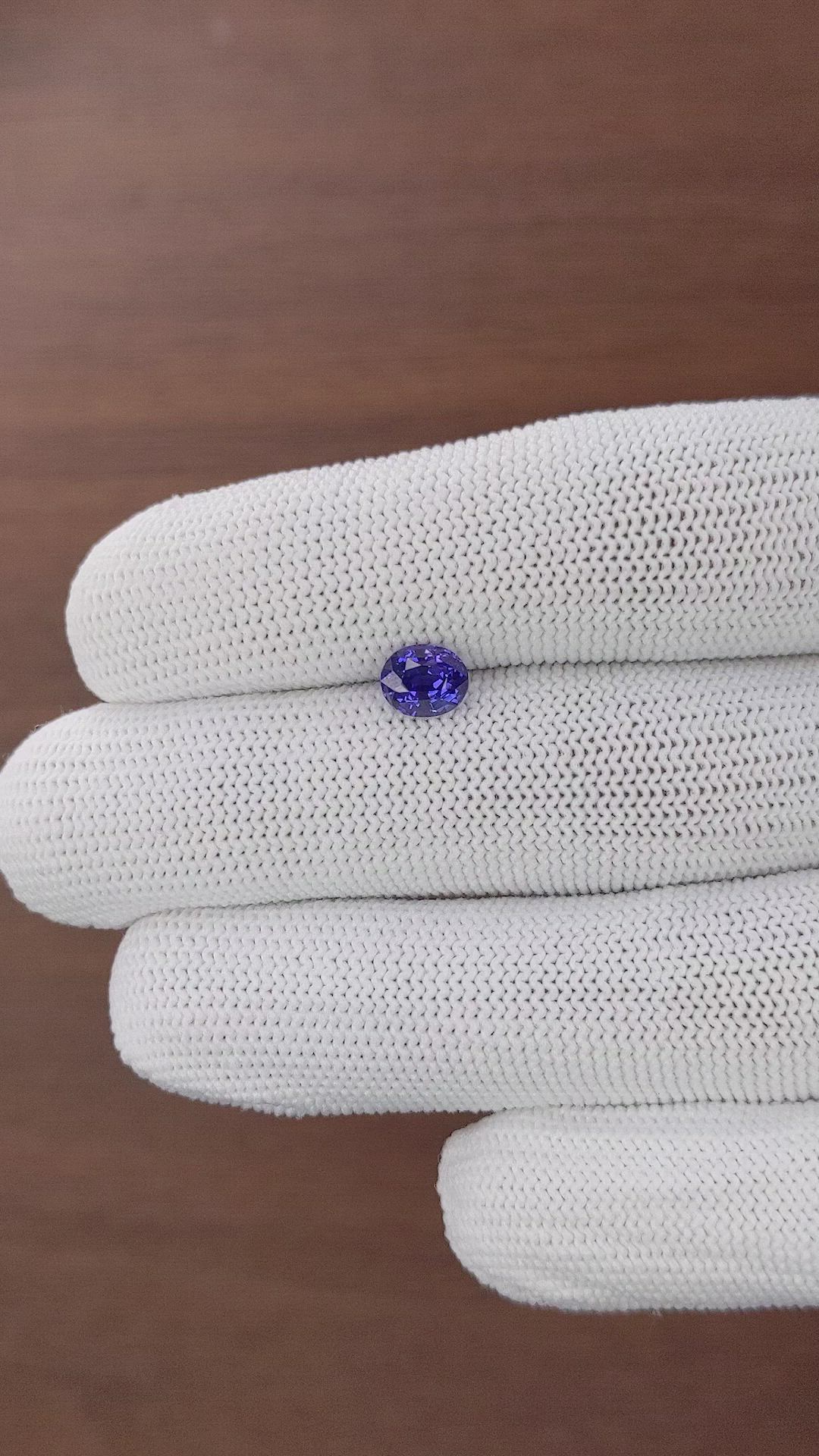 1.29 Ct. Color Change Sapphire from Tanzania Size Video