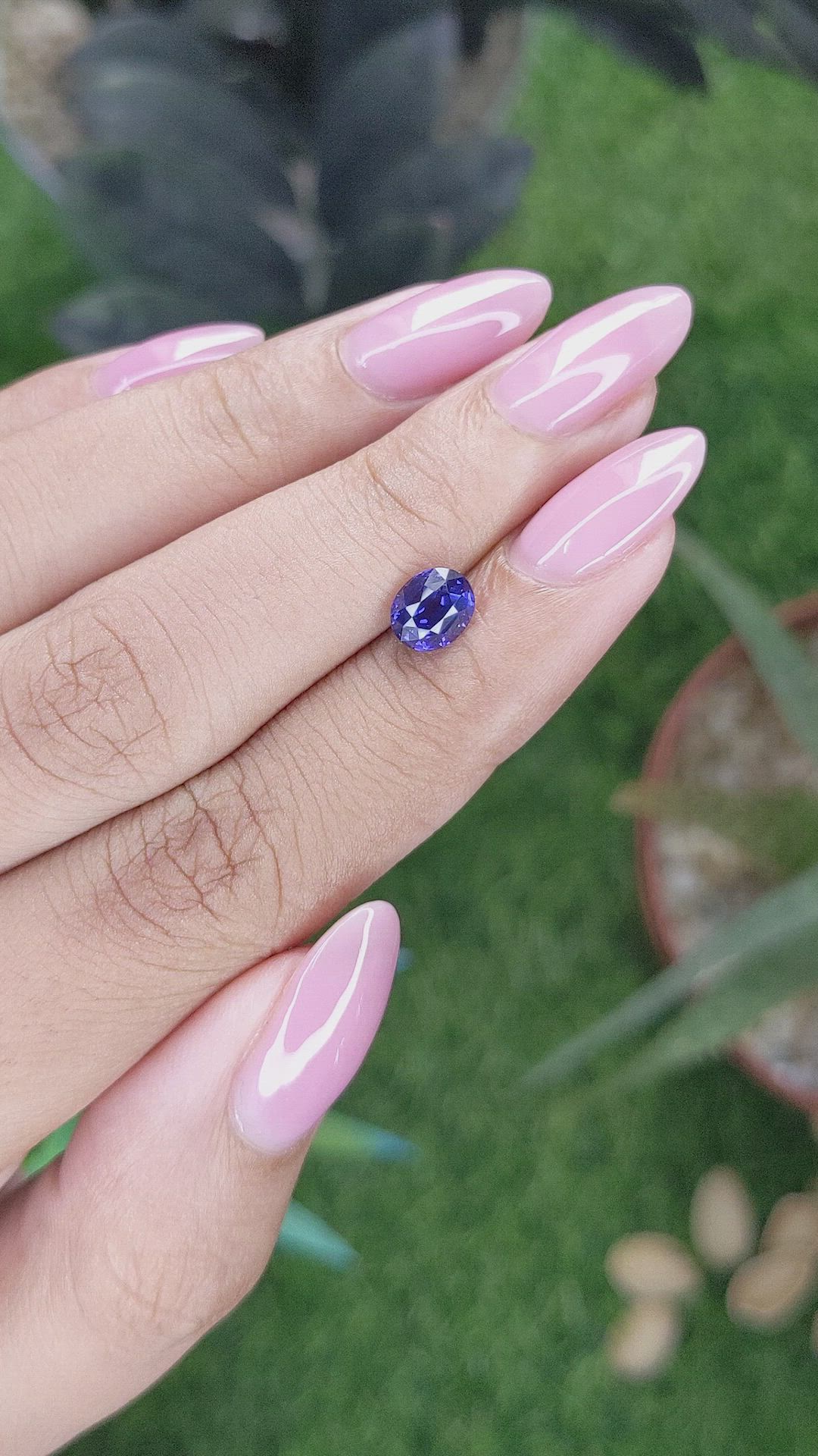 1.29 Ct. Color Change Sapphire from Tanzania Size Video