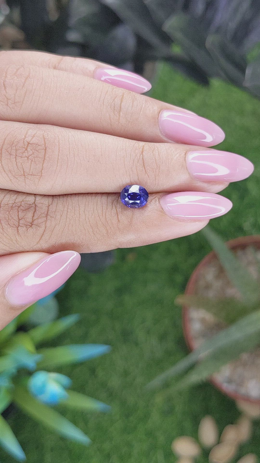 1.29 Ct. Color Change Sapphire from Tanzania Size Video
