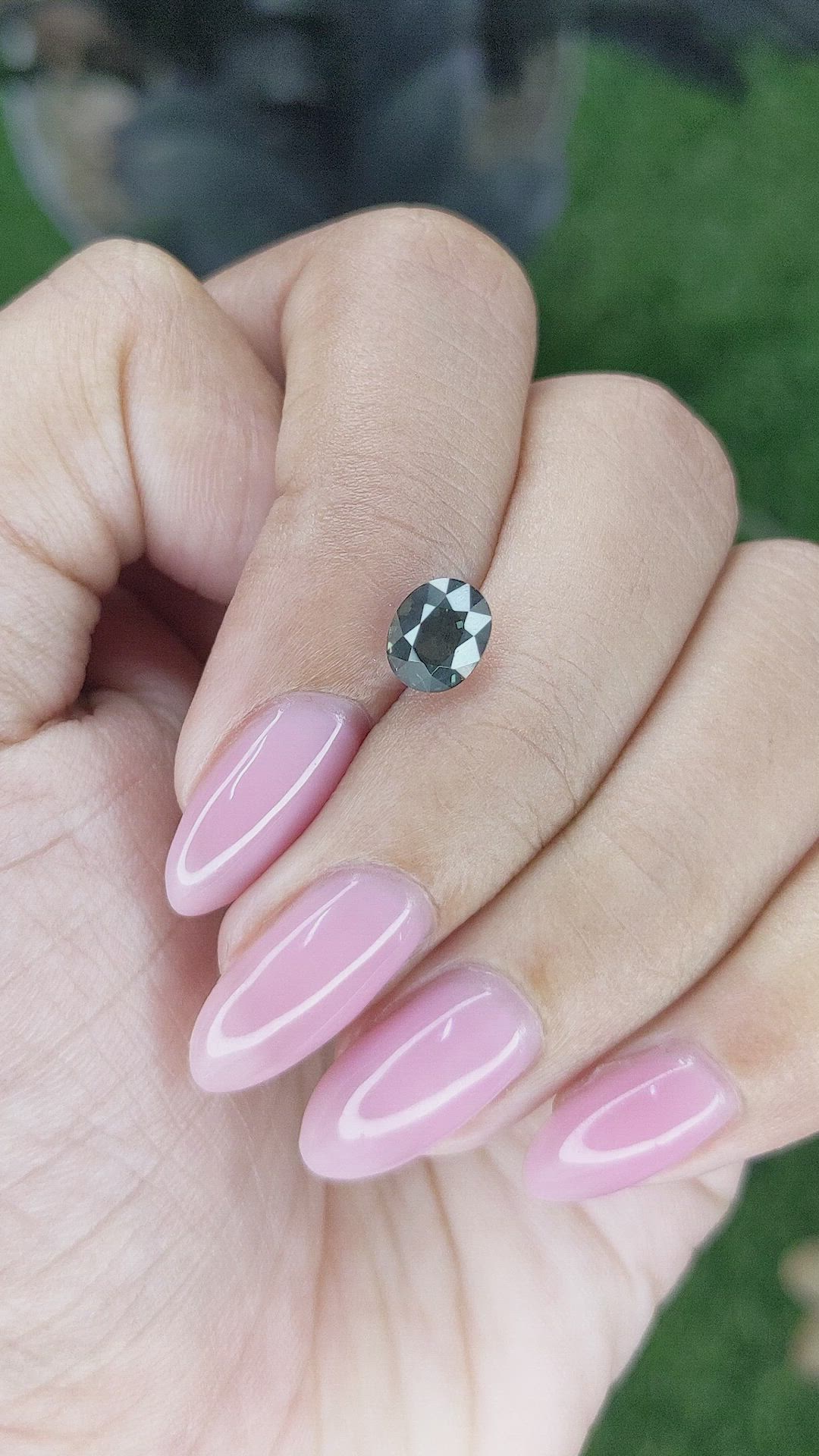 1.70 Ct. Bluish Green Sapphire from Tanzania Size Video