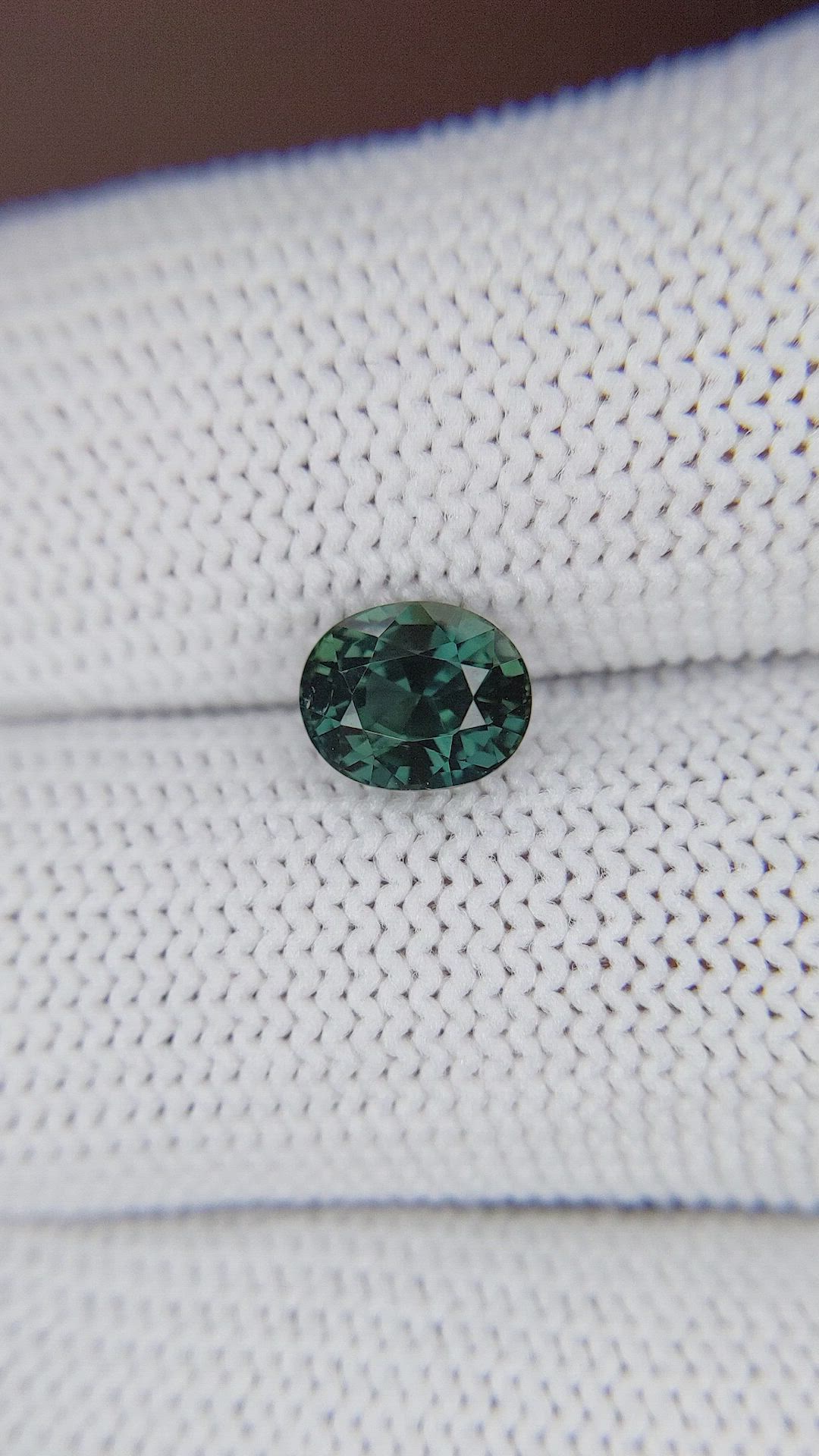 1.70 Ct. Bluish Green Sapphire from Tanzania Size Video
