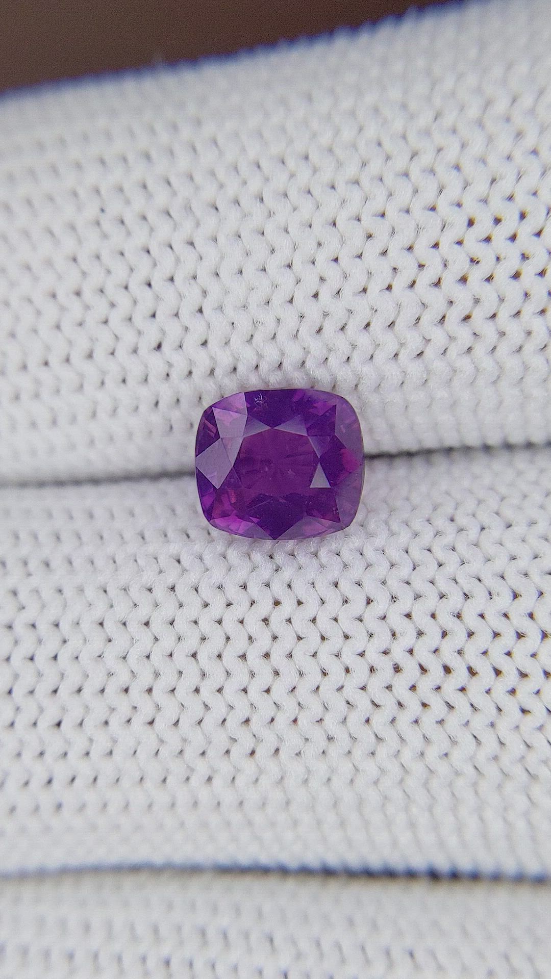 1.93 Ct. Purple Sapphire from Tanzania Size Video