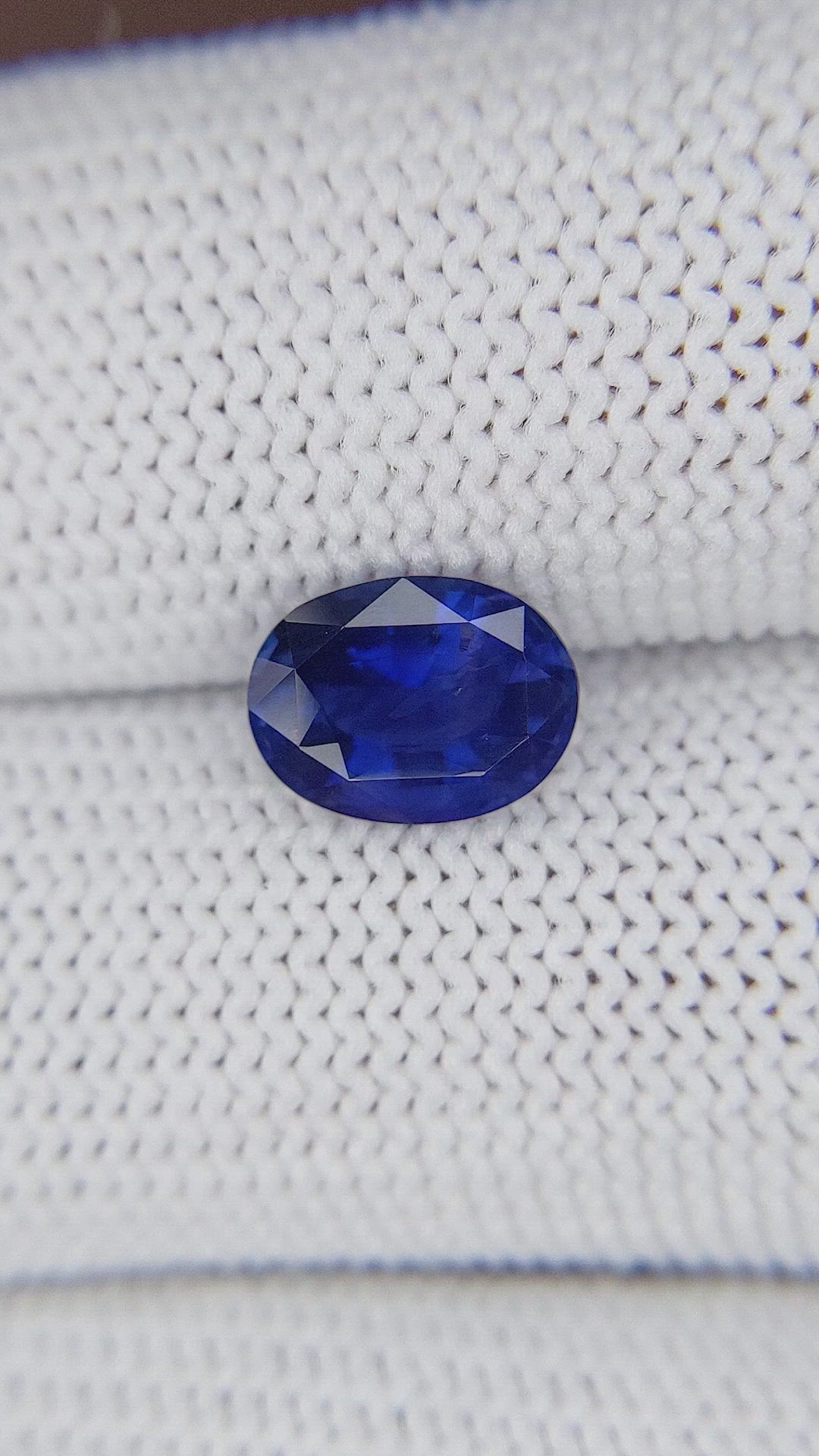 2.06 Ct. Blue Sapphire from Tanzania Size Video