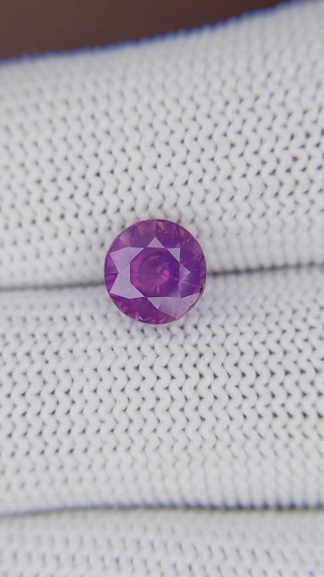 2.14 Ct. Pinkish Purple Sapphire from Tanzania Size Video