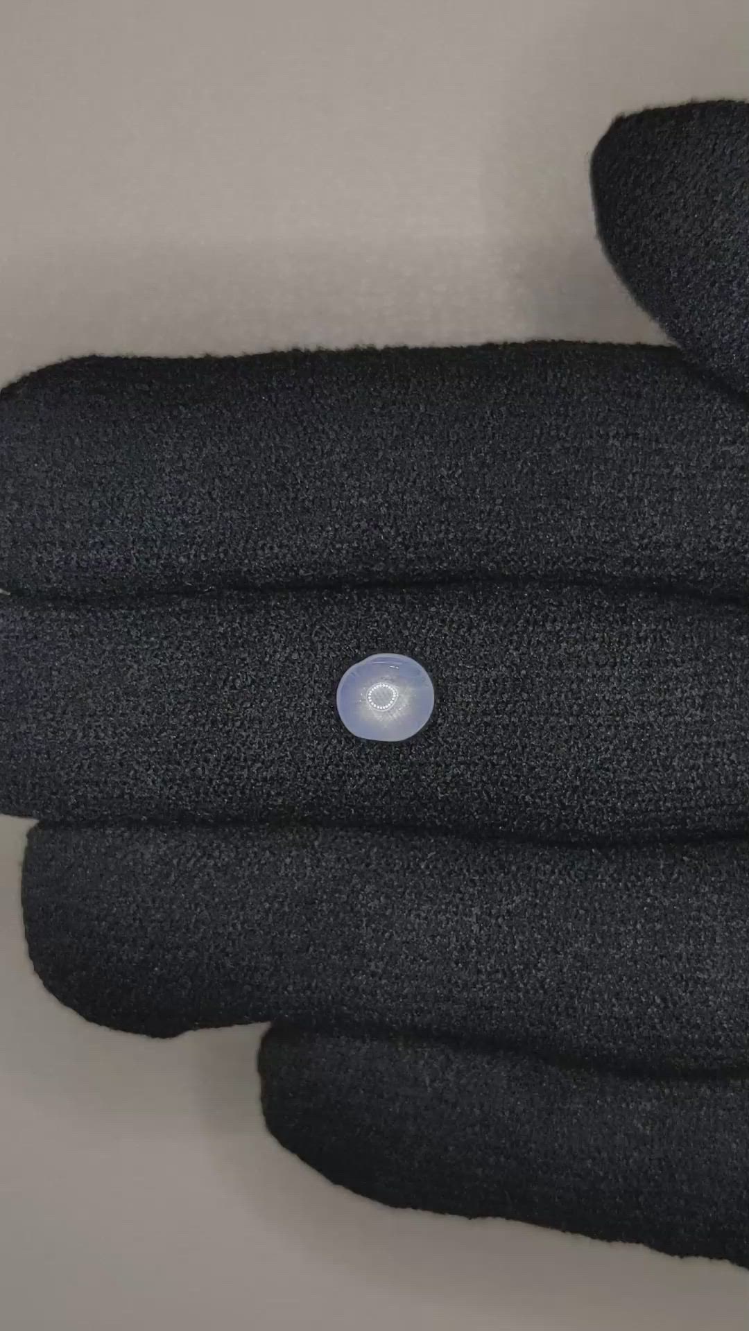 1.68 Ct. White Star Sapphire from Ceylon (Sri Lanka) Size Video