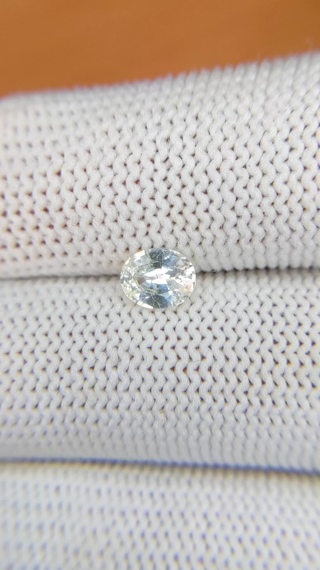 0.74 Ct. Yellow Sapphire from Ceylon (Sri Lanka) Size Video