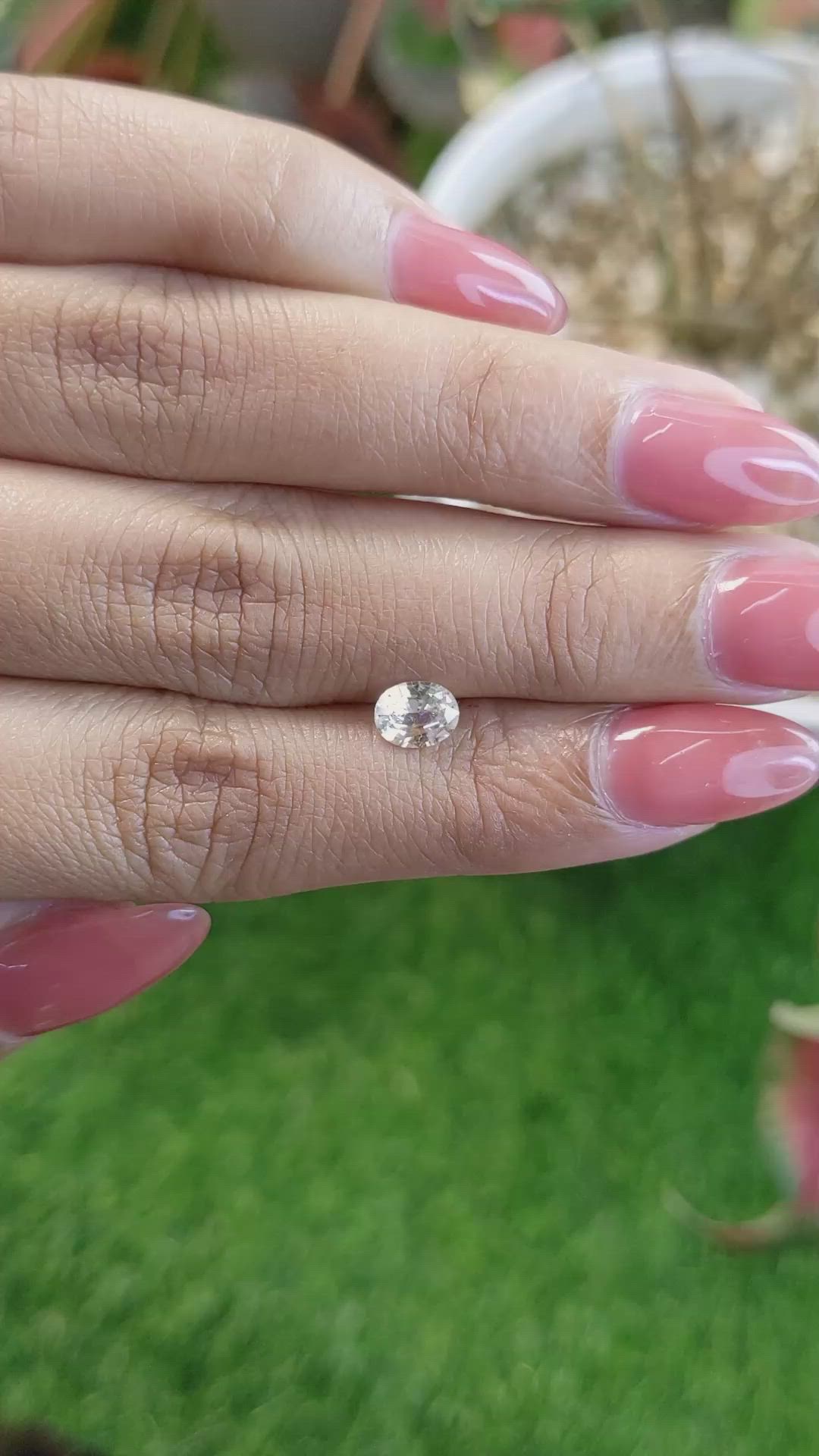 0.74 Ct. Yellow Sapphire from Ceylon (Sri Lanka) Size Video