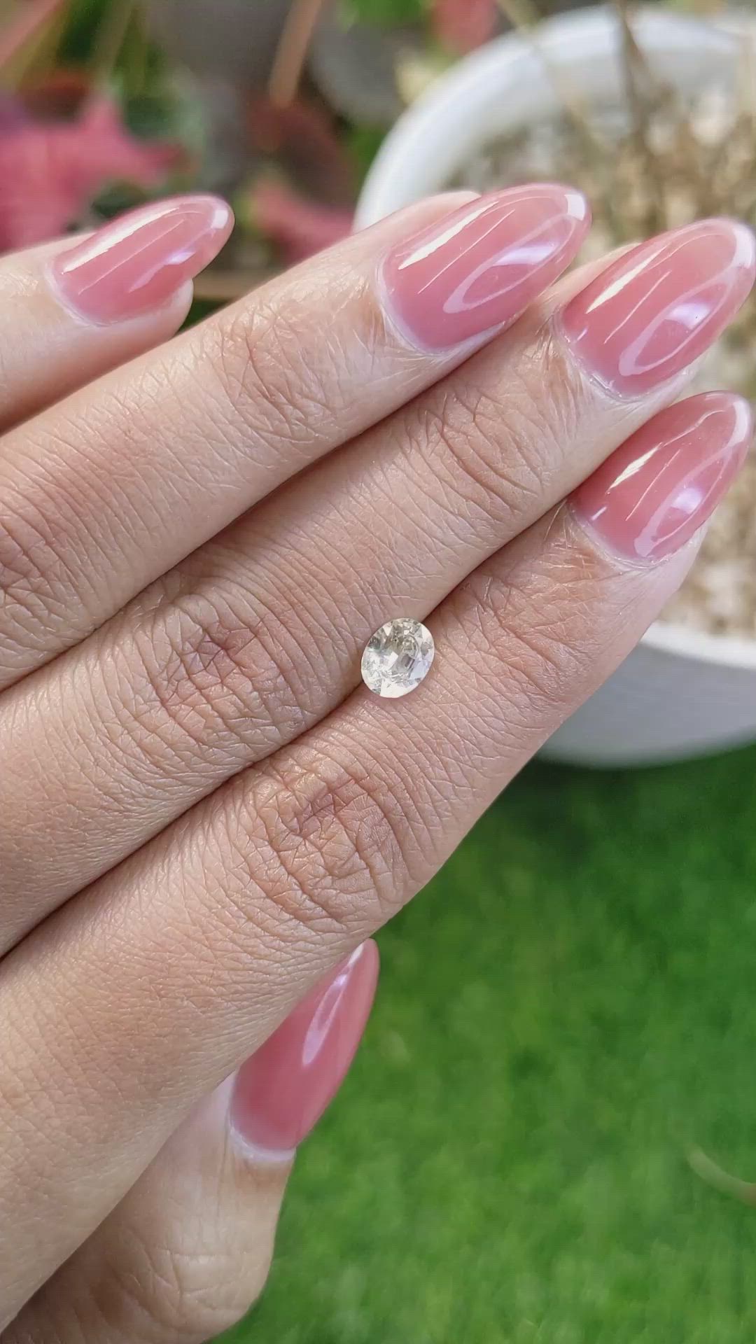 0.74 Ct. Yellow Sapphire from Ceylon (Sri Lanka) Size Video