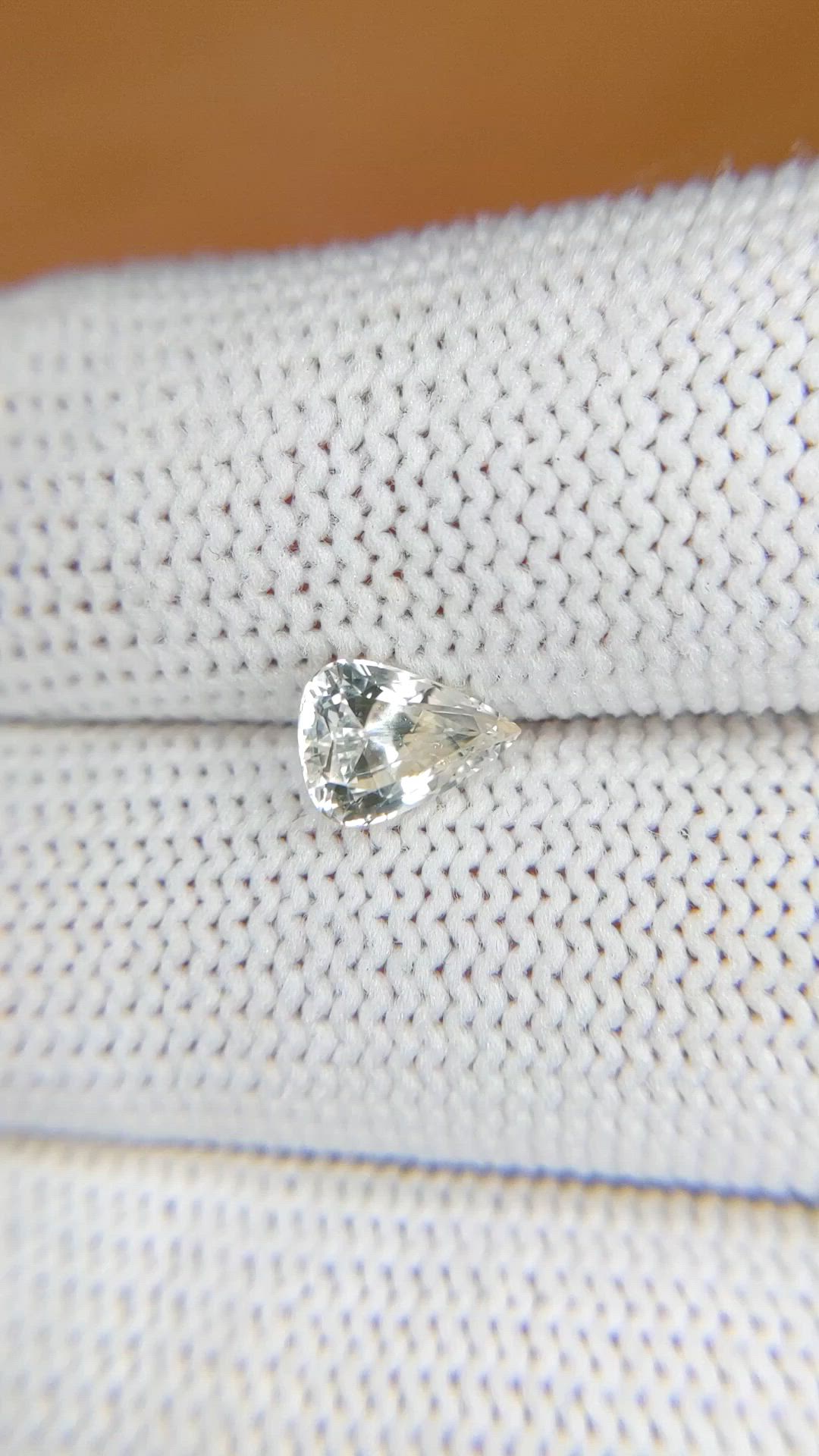 1.10 Ct. Yellow Sapphire from Ceylon (Sri Lanka) Size Video