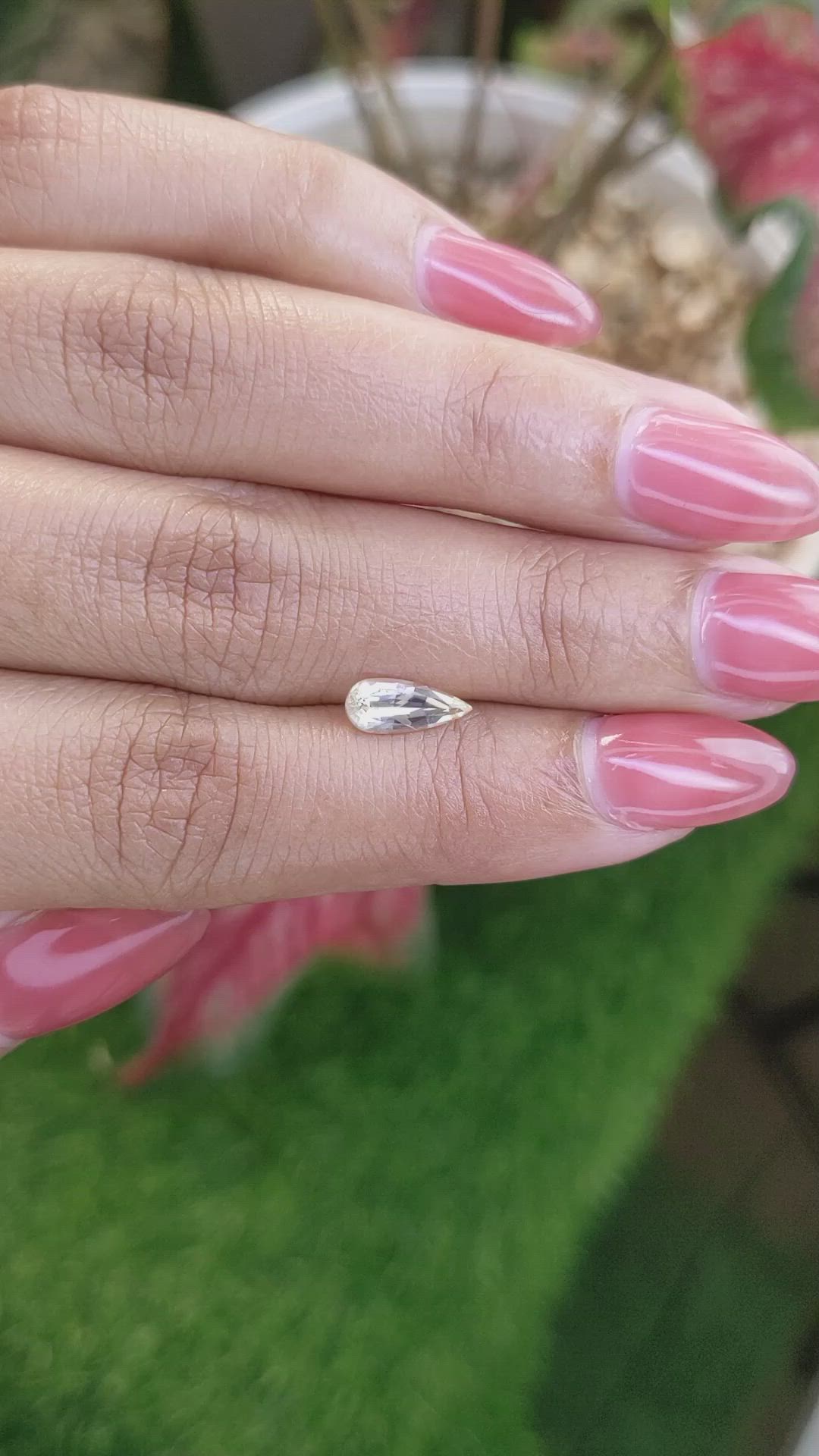0.88 Ct. Yellow Sapphire from Ceylon (Sri Lanka) Size Video